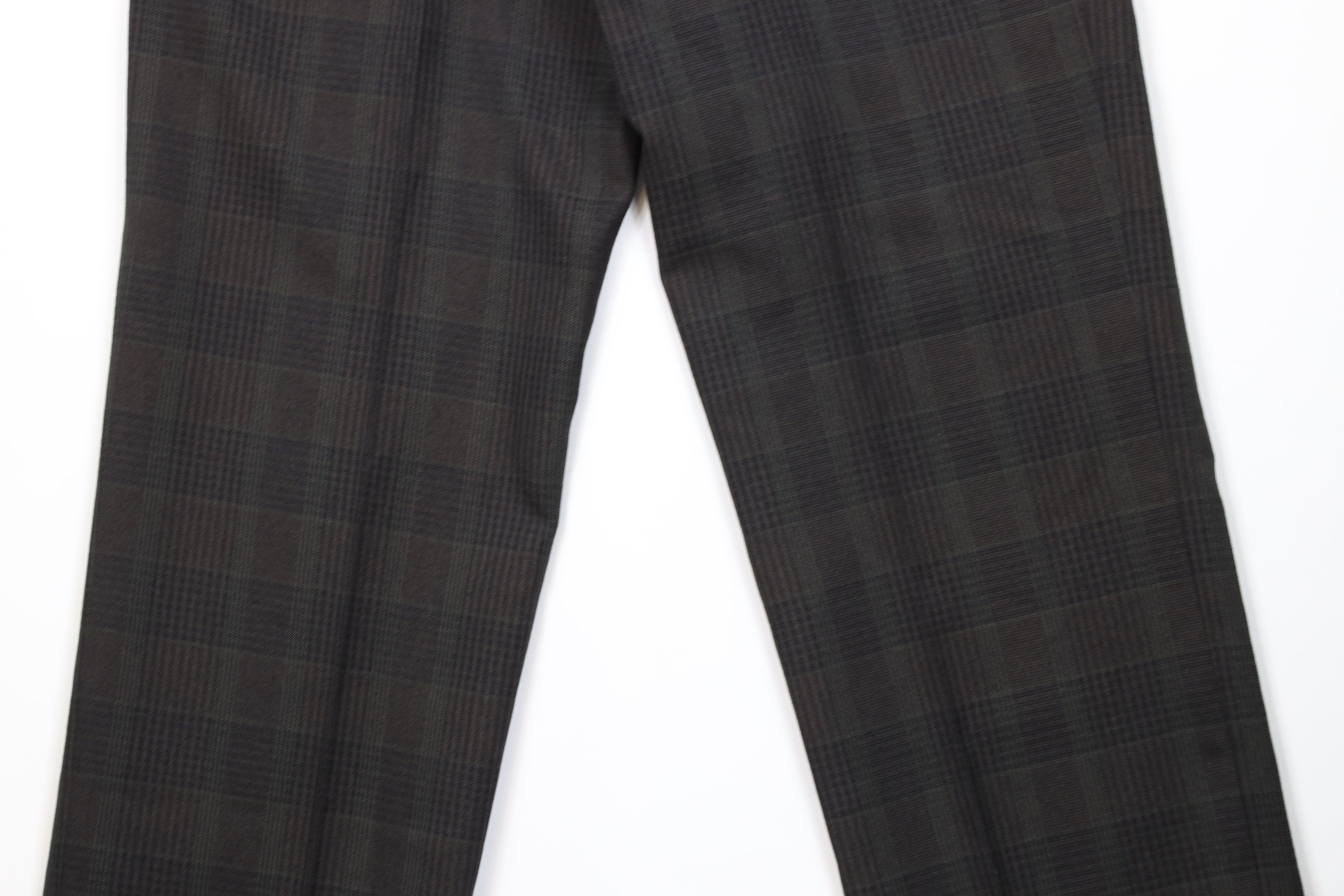 Vintage Vintage 90s Streetwear Wool Wide Leg Chino Pants Plaid Size US 34 / EU 50 - 10 Thumbnail