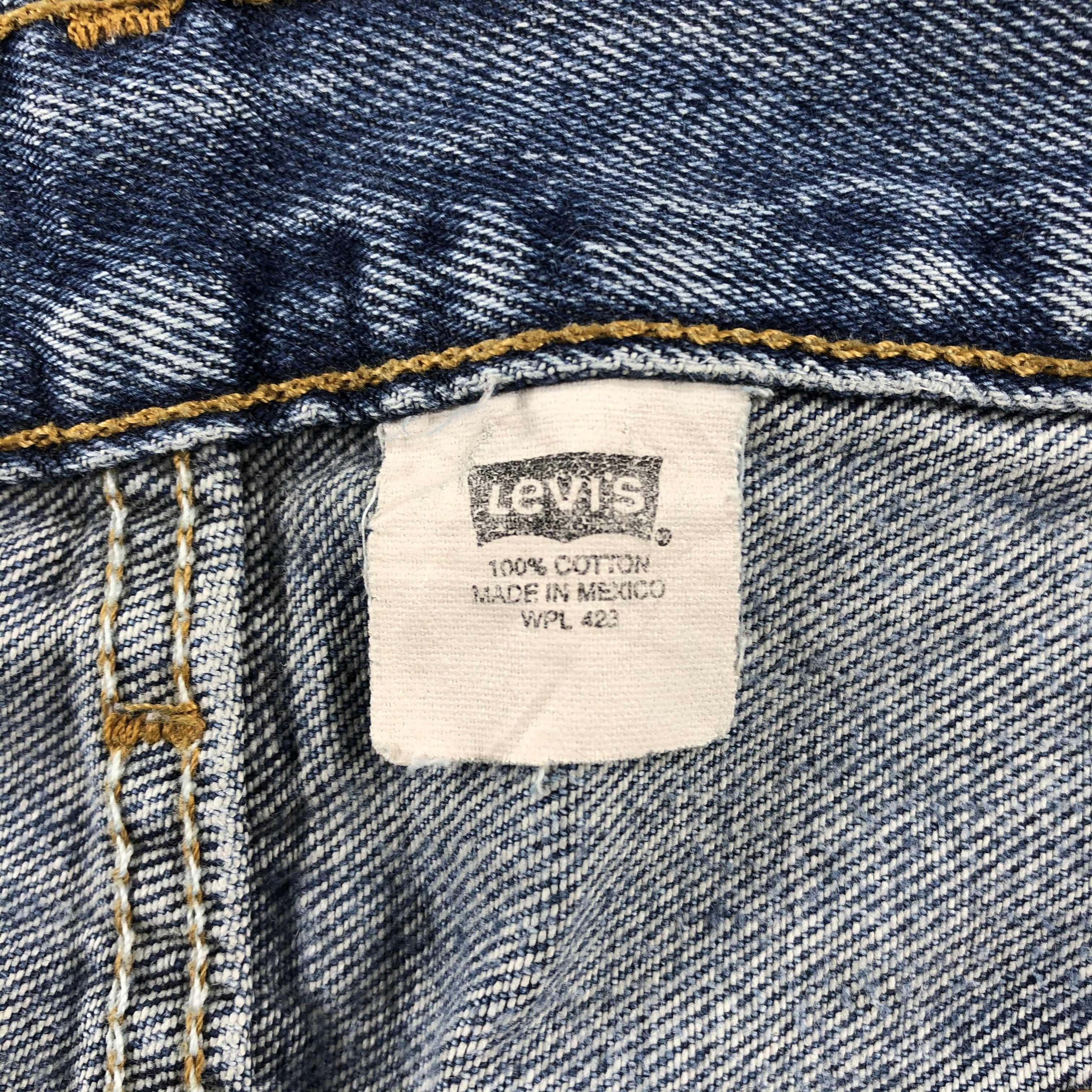 Levi's Vintage Blue Wash Levis 501 Jeans-J2312 Size US 29 - 15 Thumbnail