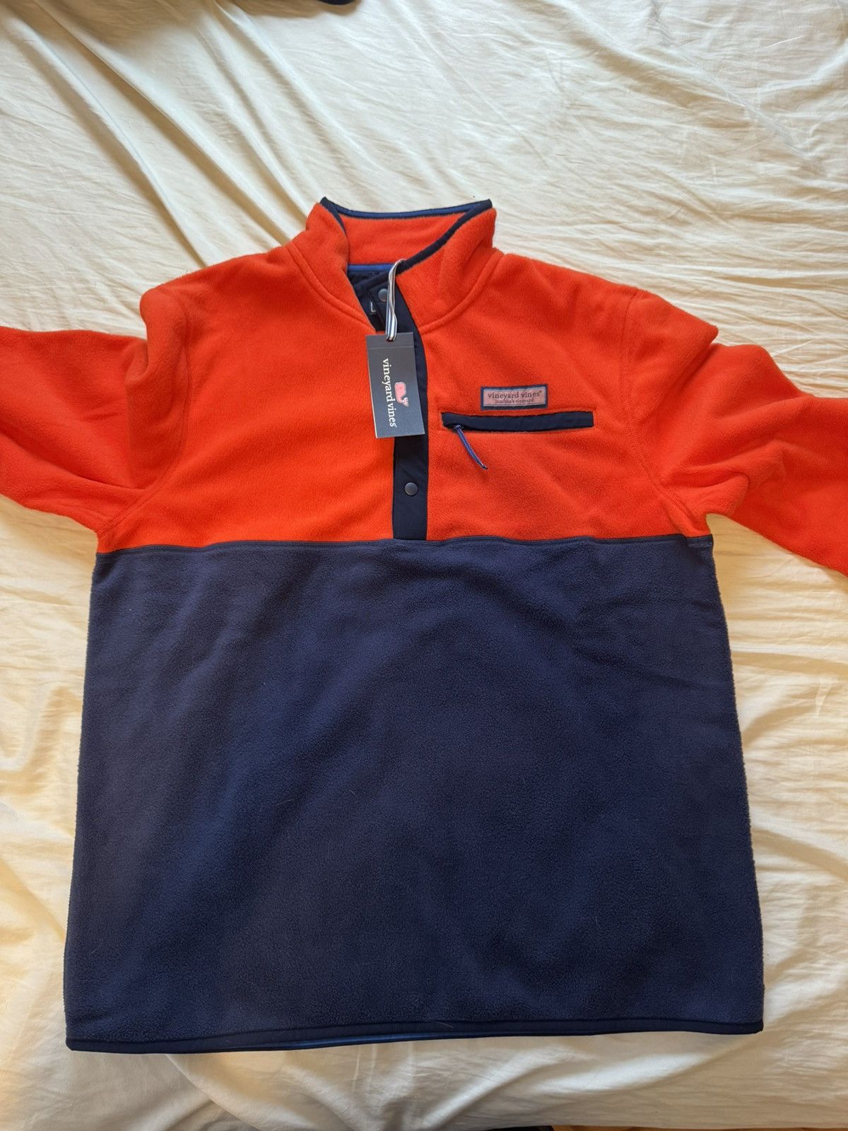 Vineyard Vines Red and Blue quarter button up brand new jacket with tag Size US M / EU 48-50 / 2 - 1 Thumbnail
