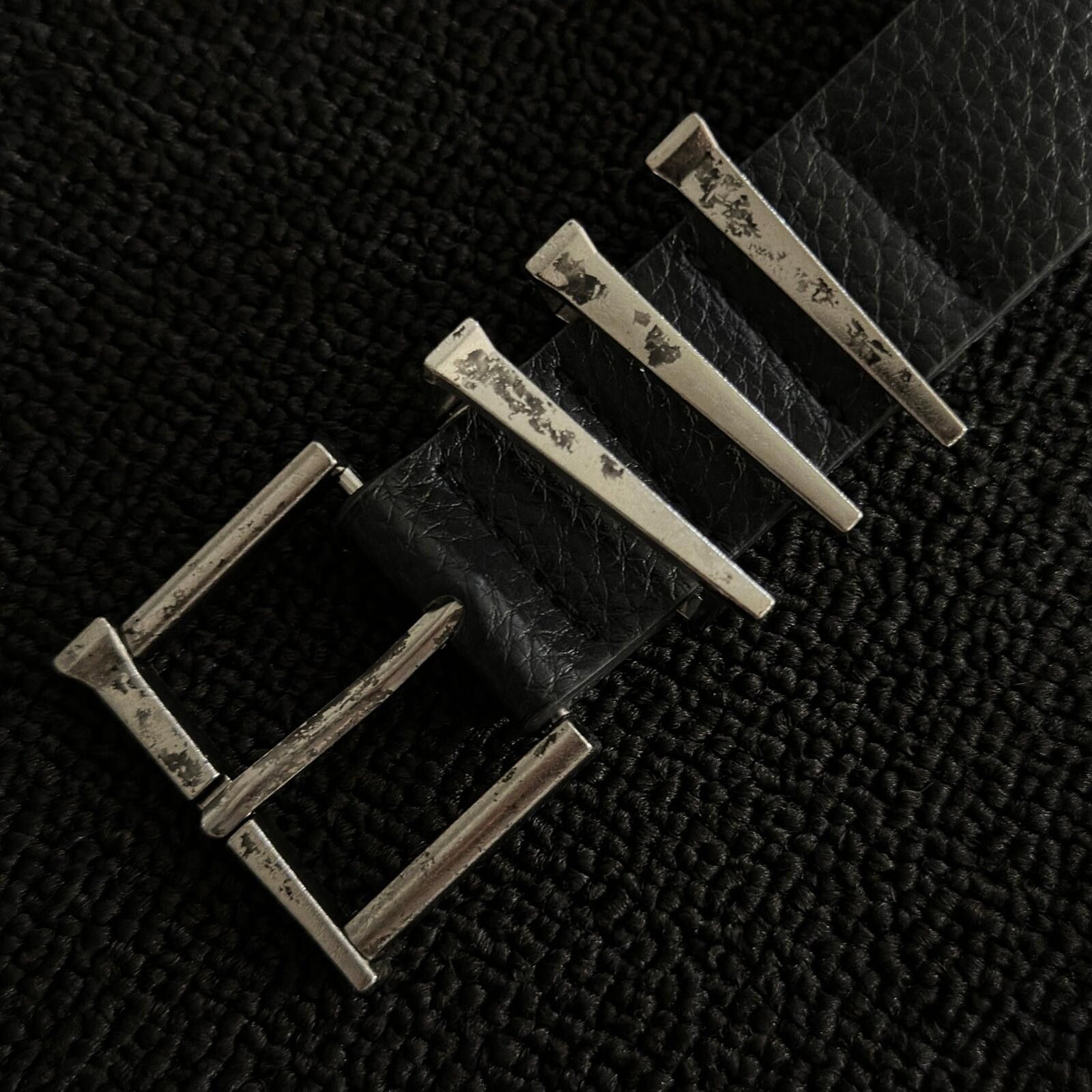 Other Engraved Triple-Point Belt | Dark Street Punk 108cm Size ONE SIZE - 4 Thumbnail