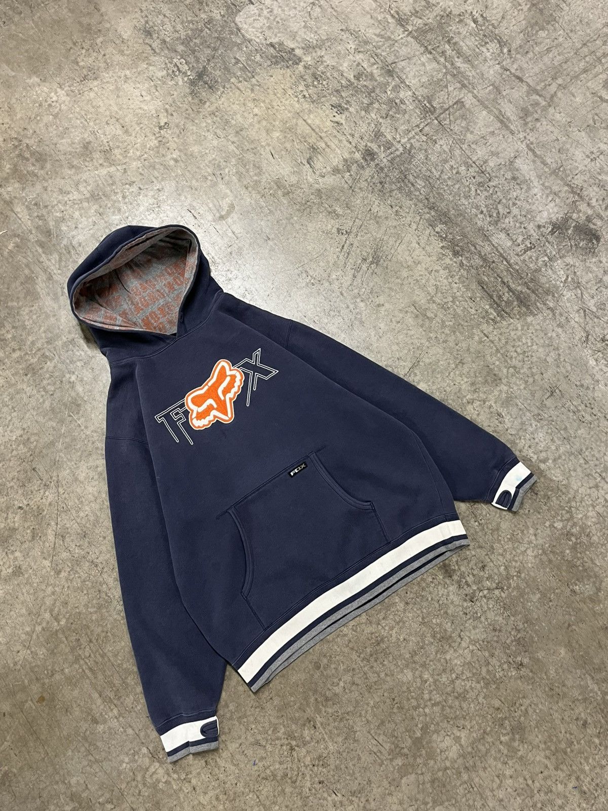 Vintage Fox racing vintage boxy fit hoodie streetwear hype rare Size US L / EU 52-54 / 3 - 2 Thumbnail