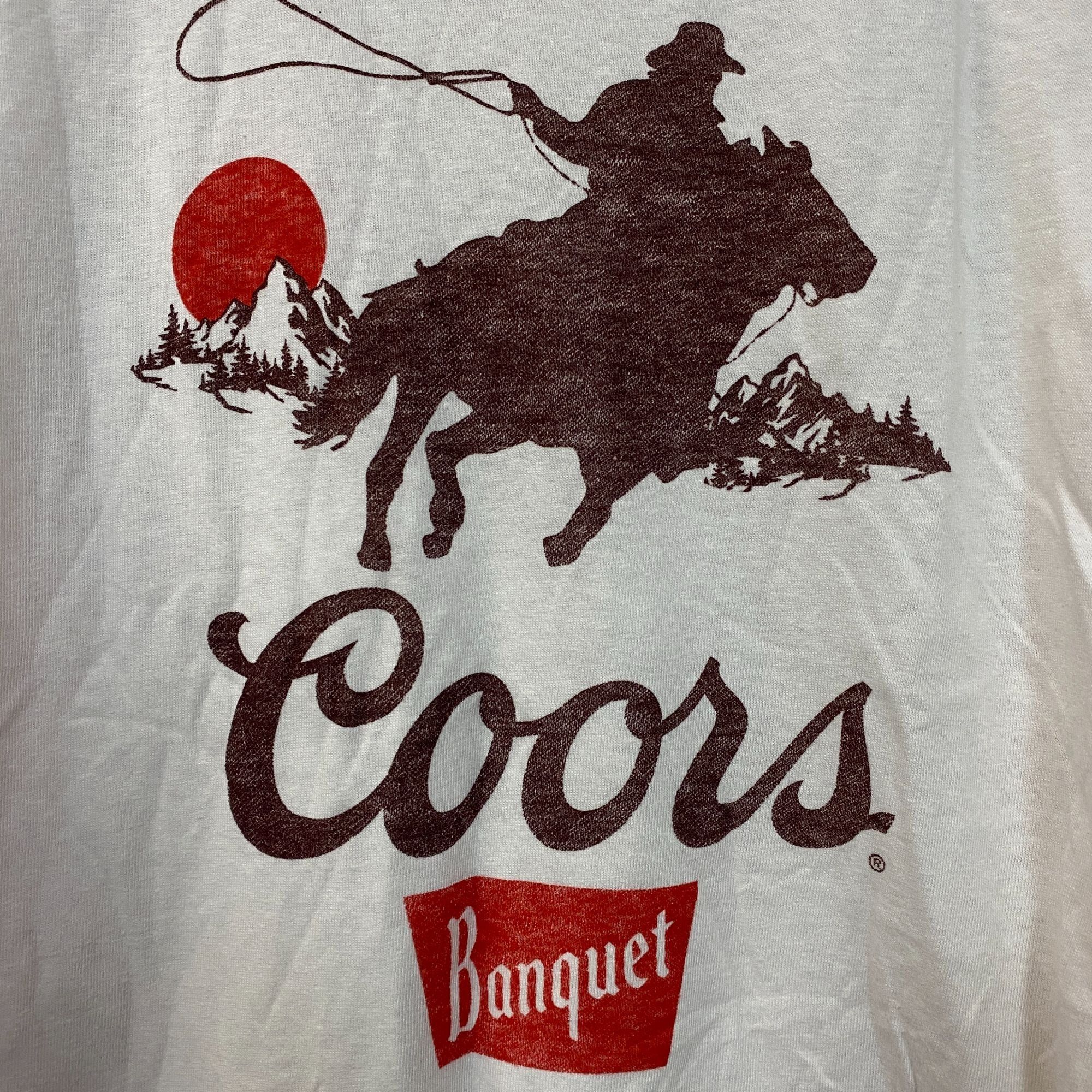 Junk Food Junk Food Clothing Coors Banquet Cowboy Vintage Style Graphi Size L / US 10 / IT 46 - 2 Thumbnail