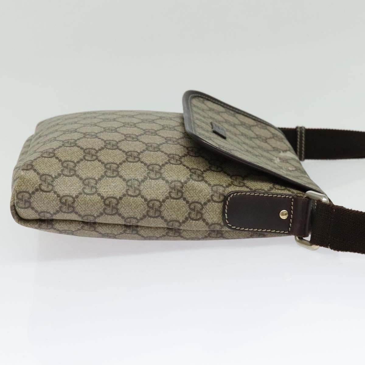 Gucci GUCCI GG Supreme Shoulder Bag Pvc Beige Silver Size ONE SIZE - 5 Thumbnail
