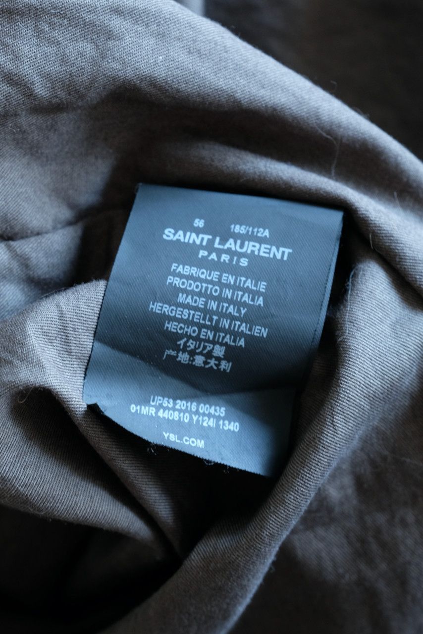 Hedi Slimane × Saint Laurent Paris FW16 Saint Laurent Paris Parka M65 Jacket Army Hedi Slimane Size US XL / EU 56 / 4 - 10 Thumbnail