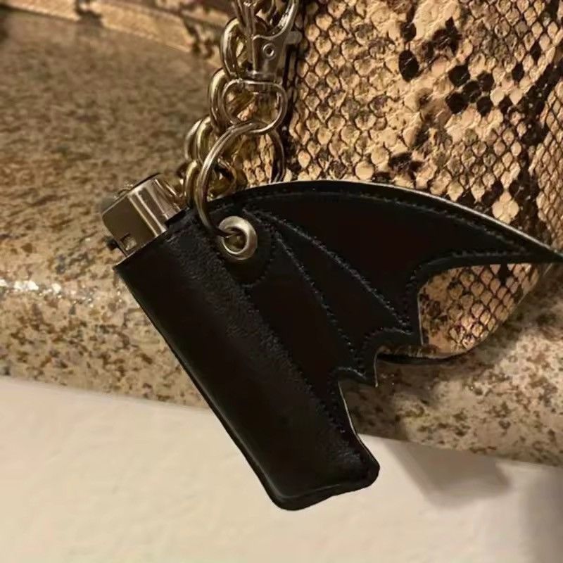 Other PU Leather Holder Keychain Punk Style Size ONE SIZE - 5 Thumbnail