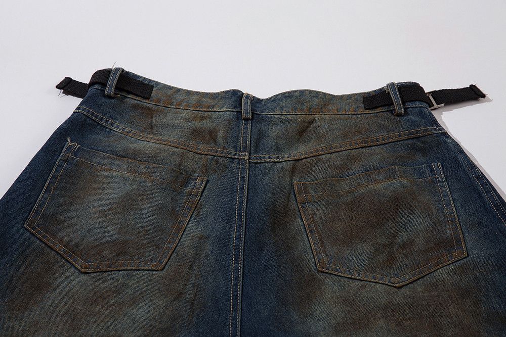 Japanese Brand × Vintage Streetwear Painted Graffiti Washed Cargo Short Size US 32 / EU 48 - 4 Thumbnail