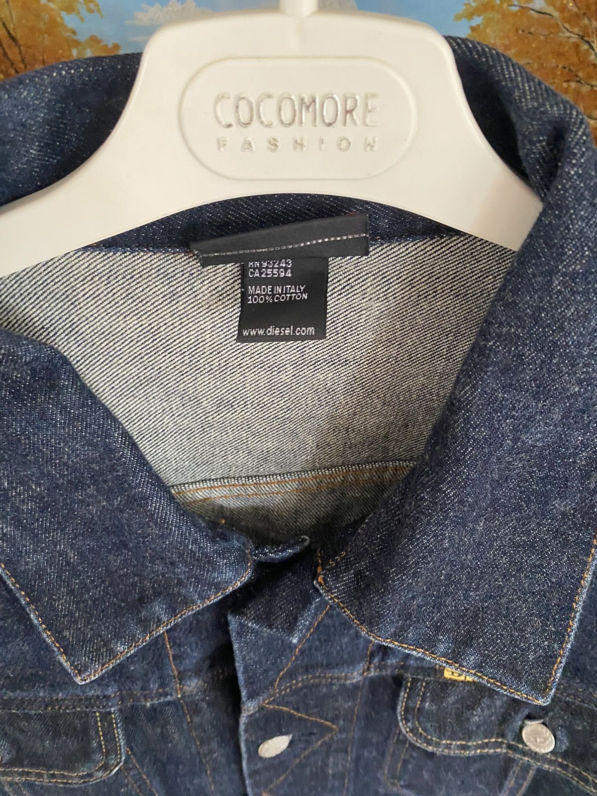 Diesel Vintage Diesel Raw Denim Croped Jeans Jacket Y2K Japanese Size US L / EU 52-54 / 3 - 4 Thumbnail