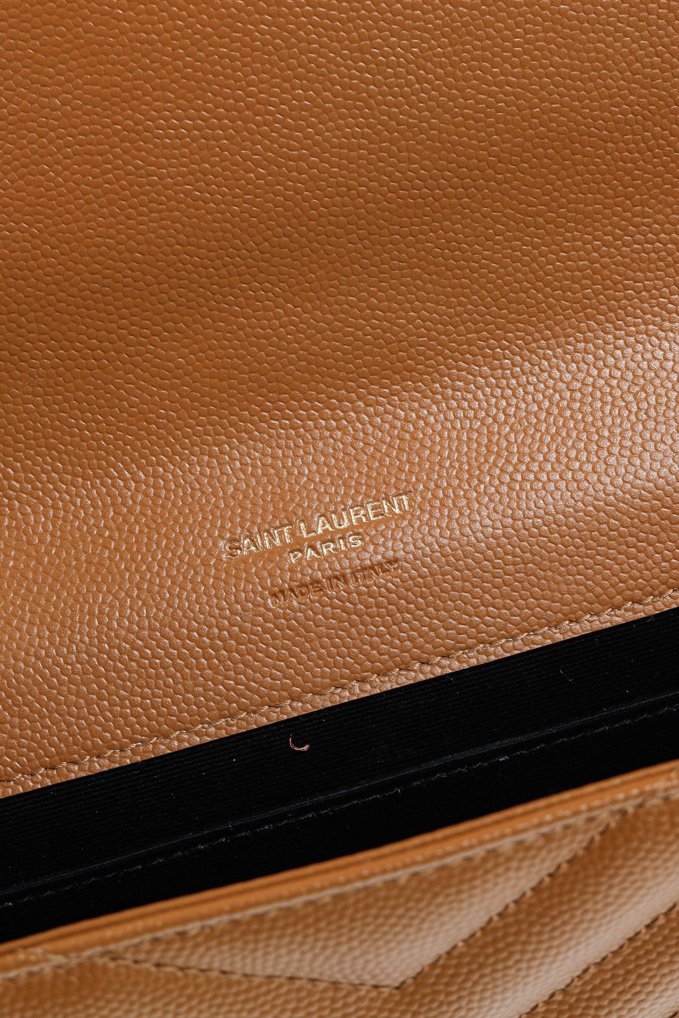 Saint Laurent Paris Saint Laurent Chevron Matelasse YSL Cassandre Flap Pouch Size ONE SIZE - 12 Thumbnail