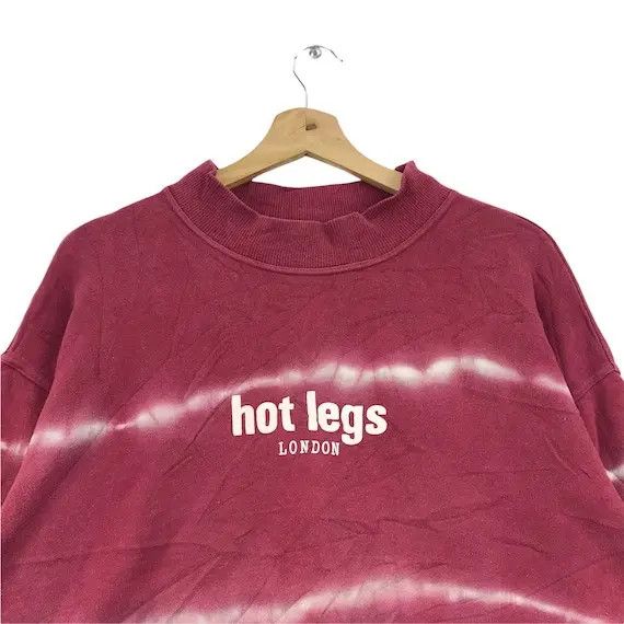 Vintage Vtg HOT LEGS LONDON Striped Tie Dye Sweatshirt Pullover Size US XL / EU 56 / 4 - 3 Thumbnail