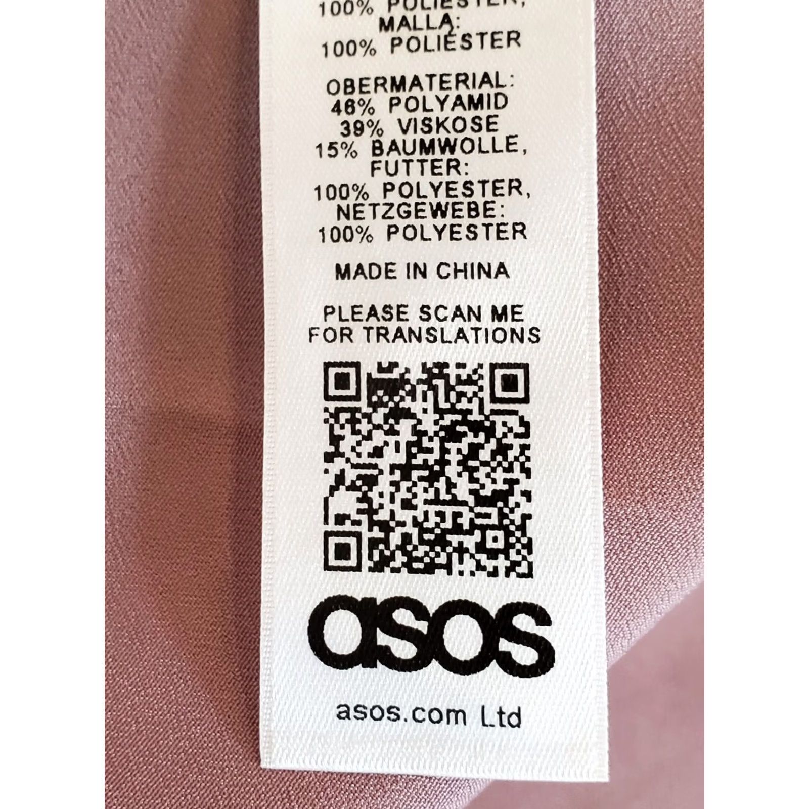 Asos ASOS Dress Womens 4 Pink Design Lace Midi Strappy Shoulder Pale Women Petite Size New Size S / US 4 / IT 40 - 7 Thumbnail