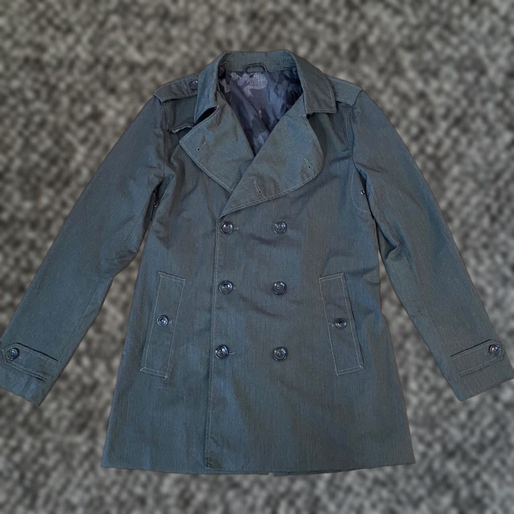 Zara Zara Trench Coat Mens Small Gray Waterproof 8 Button Epaulettes City Designer Coat Size US S / EU 44-46 / 1 - 1 Thumbnail