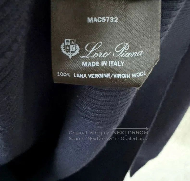 Loro Piana Loro Piana Navy Hooded Knit Sweater. Size US S / EU 44-46 / 1 - 6 Thumbnail