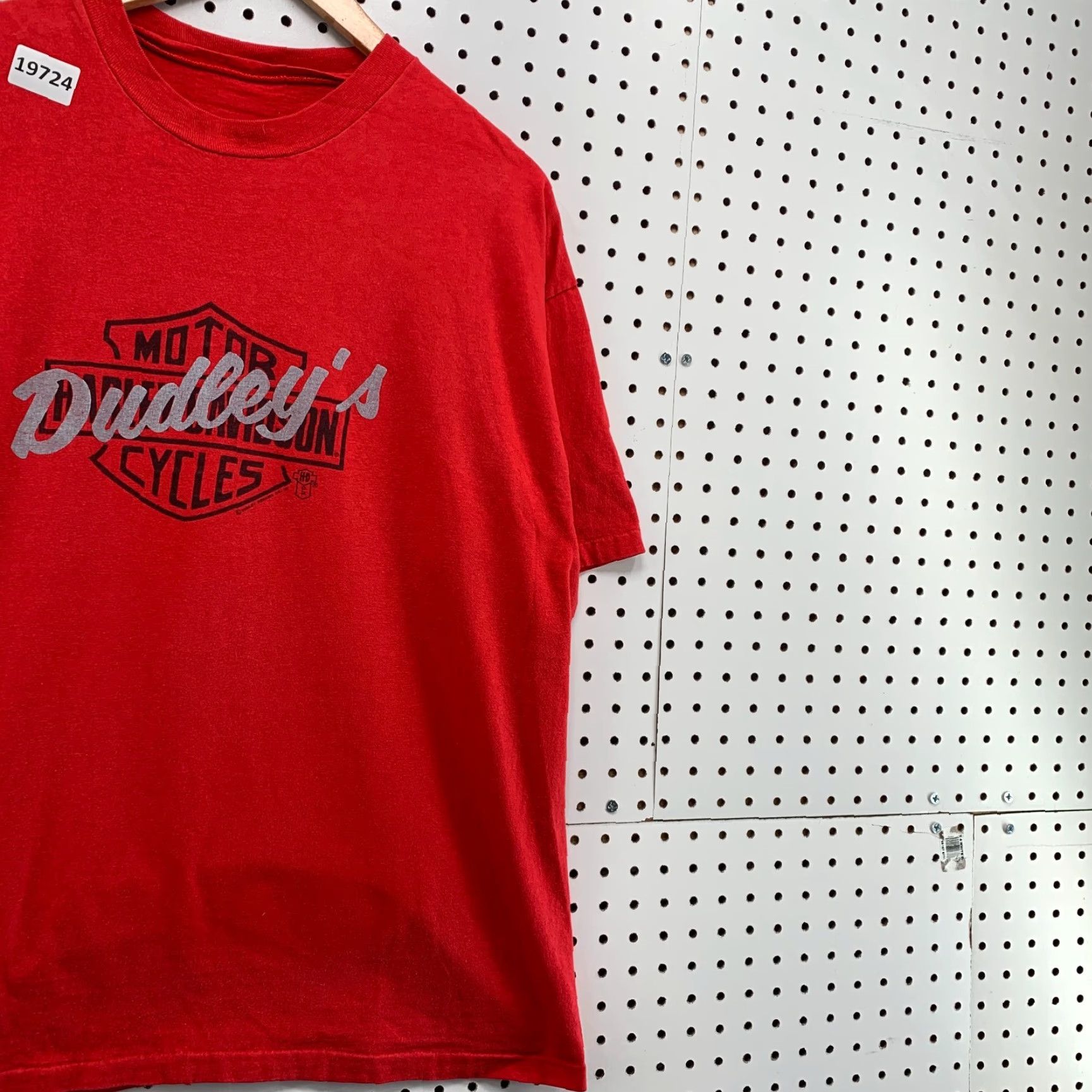 Harley Davidson VINTAGE Harley-Davidson Shirt Mens 2XL Red 90s Graphic Print Crew Neck Single Stitch T-Shirt Size US XXL / EU 58 / 5 - 5 Thumbnail