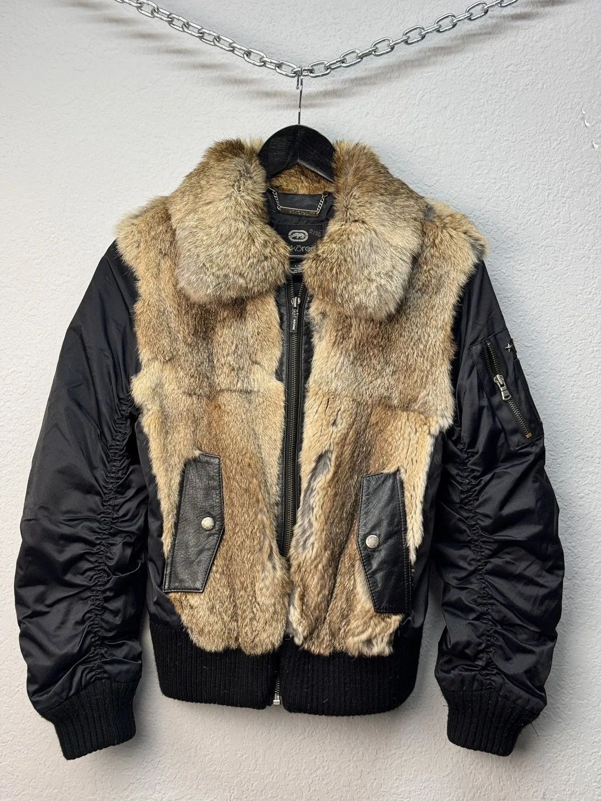 Ecko Unltd. Vintage Jacket Style fur Jacket Size S / US 4 / IT 40 - 9 Thumbnail