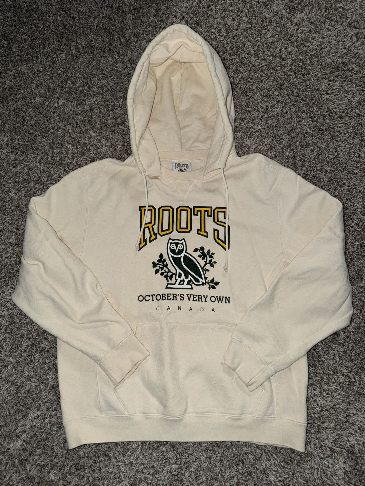 October's Very Own × Roots OVO x Roots Limited Hoodie Cream Green Gold Drake October Size US XL / EU 56 / 4 - 2 Thumbnail