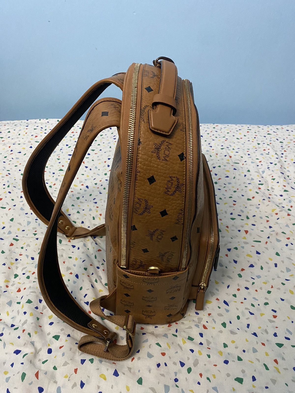 MCM MCM Stark Backpack In Visetos Size ONE SIZE - 5 Thumbnail