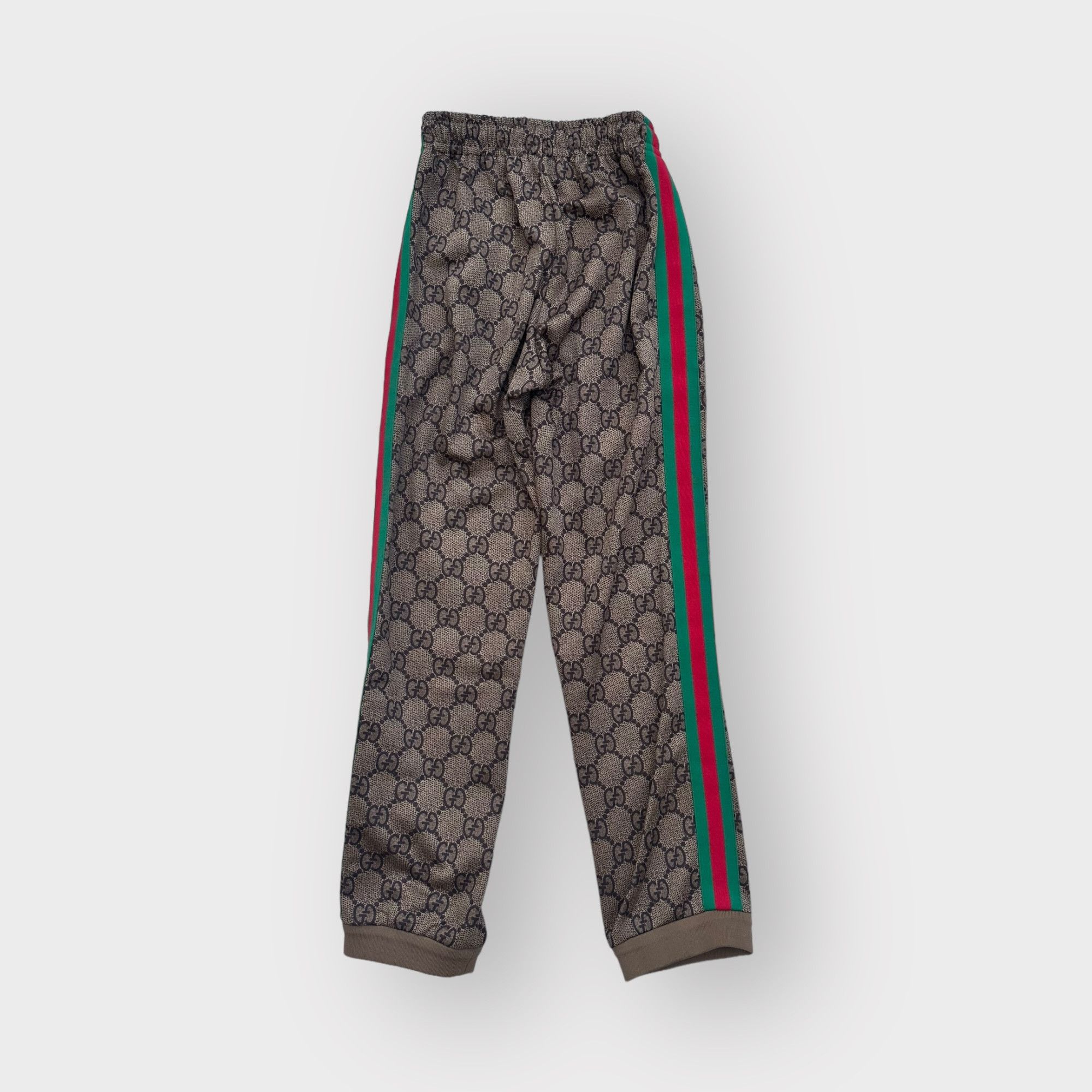 Gucci Gucci Sweatpants Monogram Side Web Stripe Brown Size 25" / US 0 / IT 36 - 2 Thumbnail