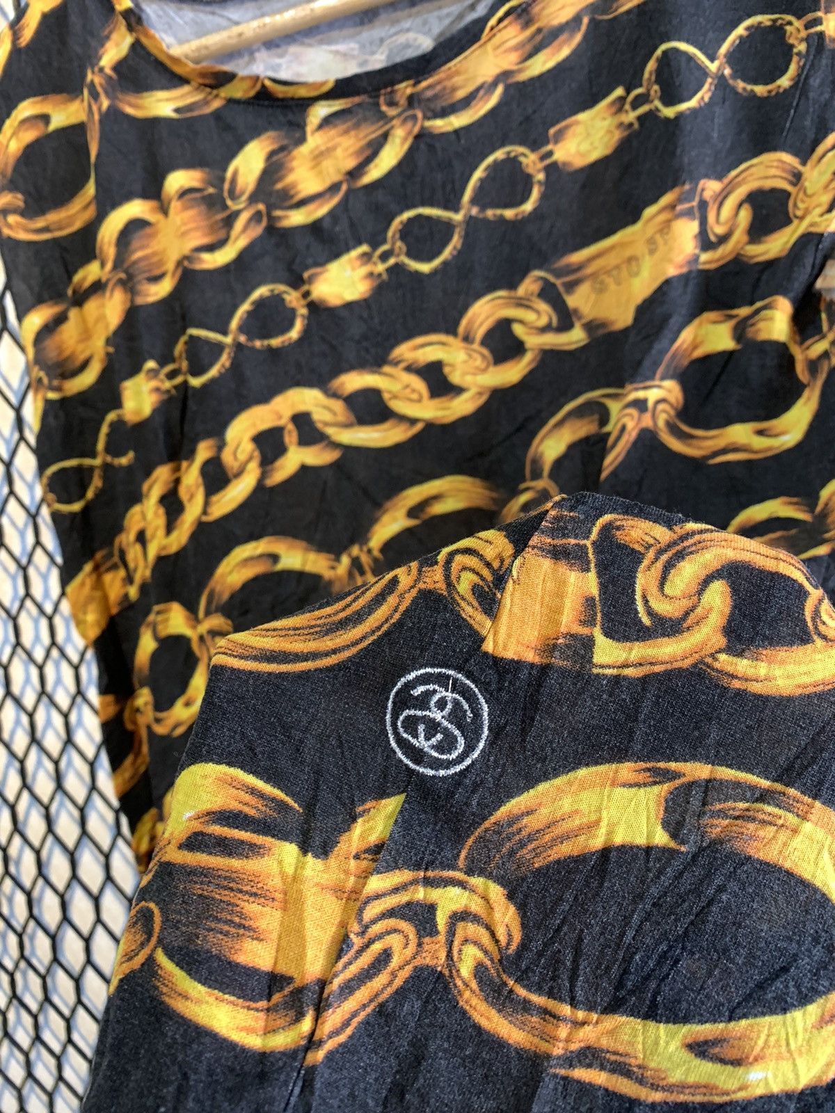 Stussy Stussy gold chain design sleveless Size US M / EU 48-50 / 2 - 5 Thumbnail