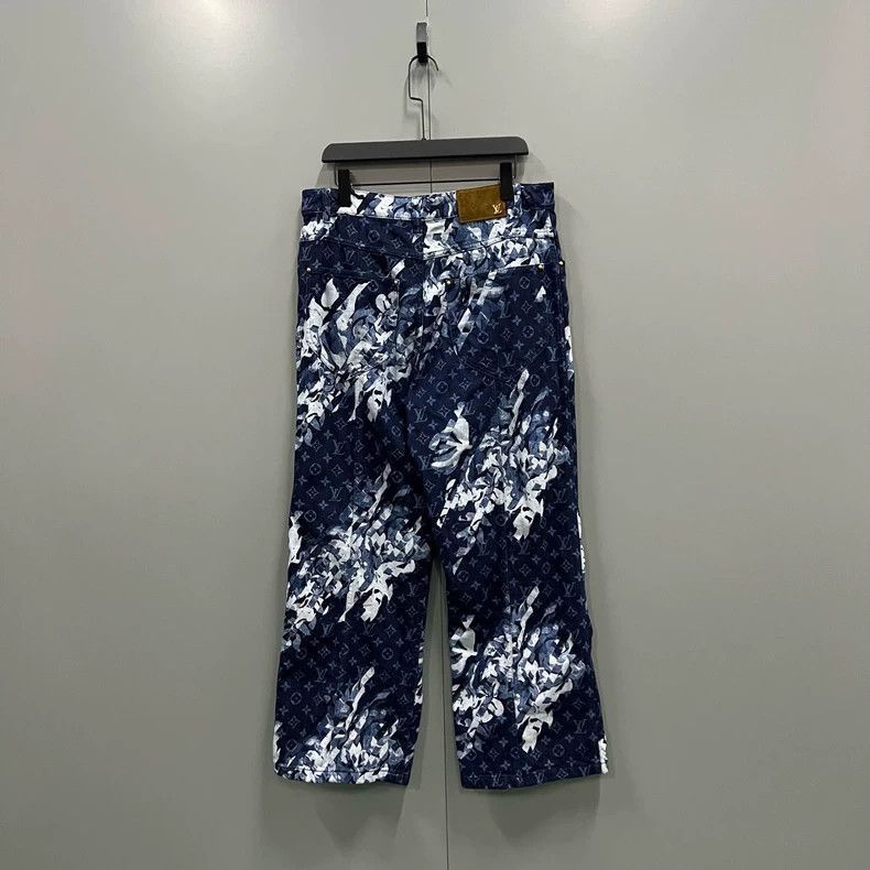 Louis Vuitton Louis Vuitton Monogram Denim Pants 32 Size-2506 Size US 32 / EU 48 - 2 Thumbnail