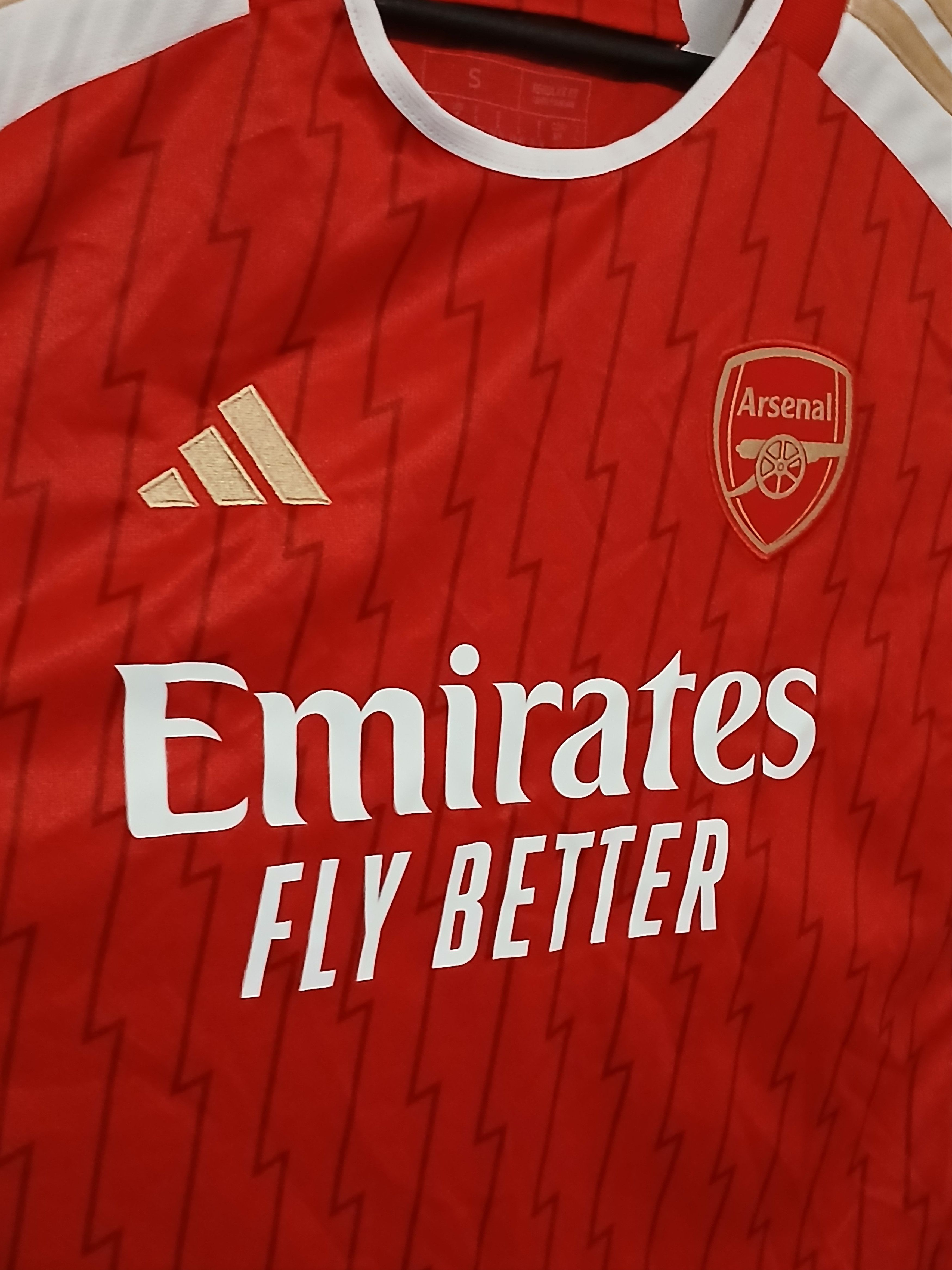 Adidas New Arsenal 23/24 Home Football Jersey T-Shirt Size S / US 4 / IT 40 - 3 Thumbnail