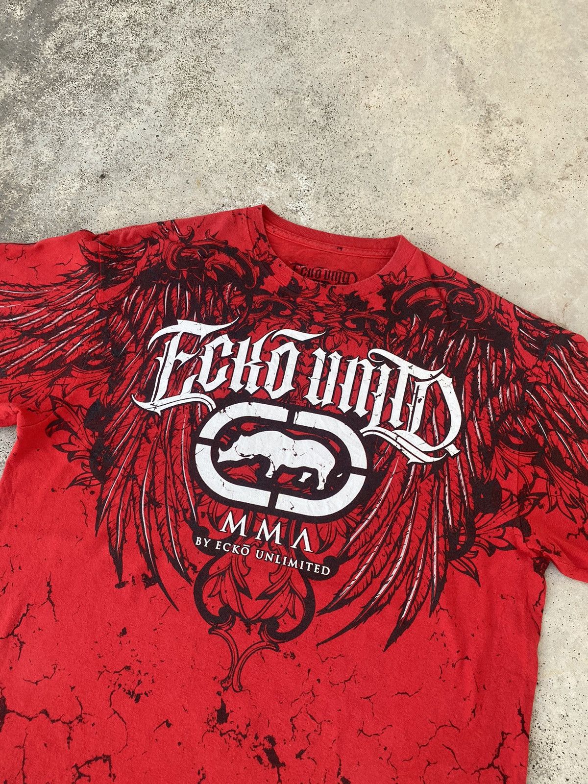 Affliction 2000s Ecko Unltd Affliction Styled AOP Size US L / EU 52-54 / 3 - 2 Thumbnail