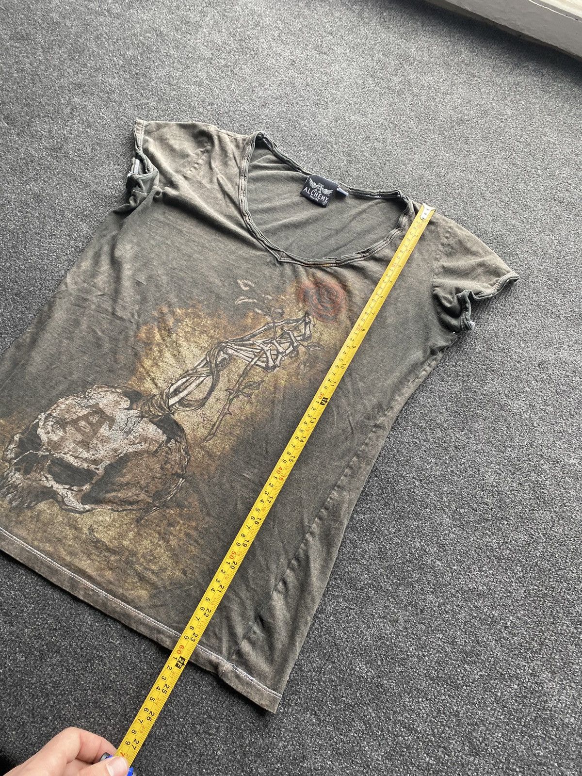 Other 🔥Alchemy England gothic skull punk freak top wom m sz Size M / US 6-8 / IT 42-44 - 6 Thumbnail
