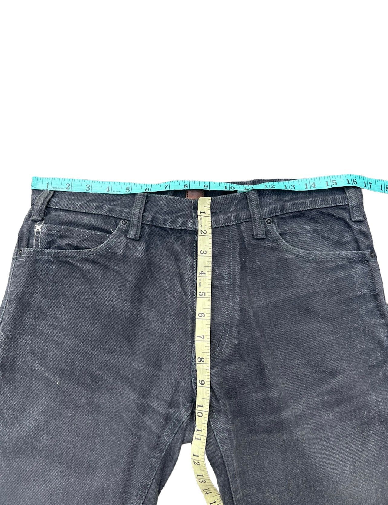 Vintage Vintage GERUGA Japan Sun Faded Black Denim Jeans Size US 31 - 3 Thumbnail