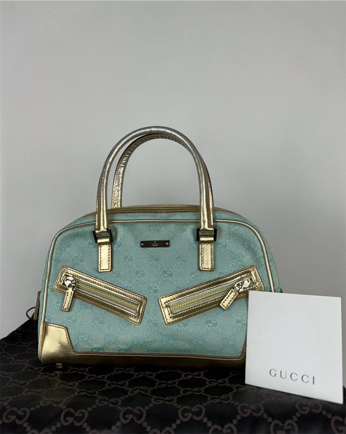 Gucci Handle bag Gucci GG monogram original casual luxury item Size ONE SIZE - 1 Thumbnail