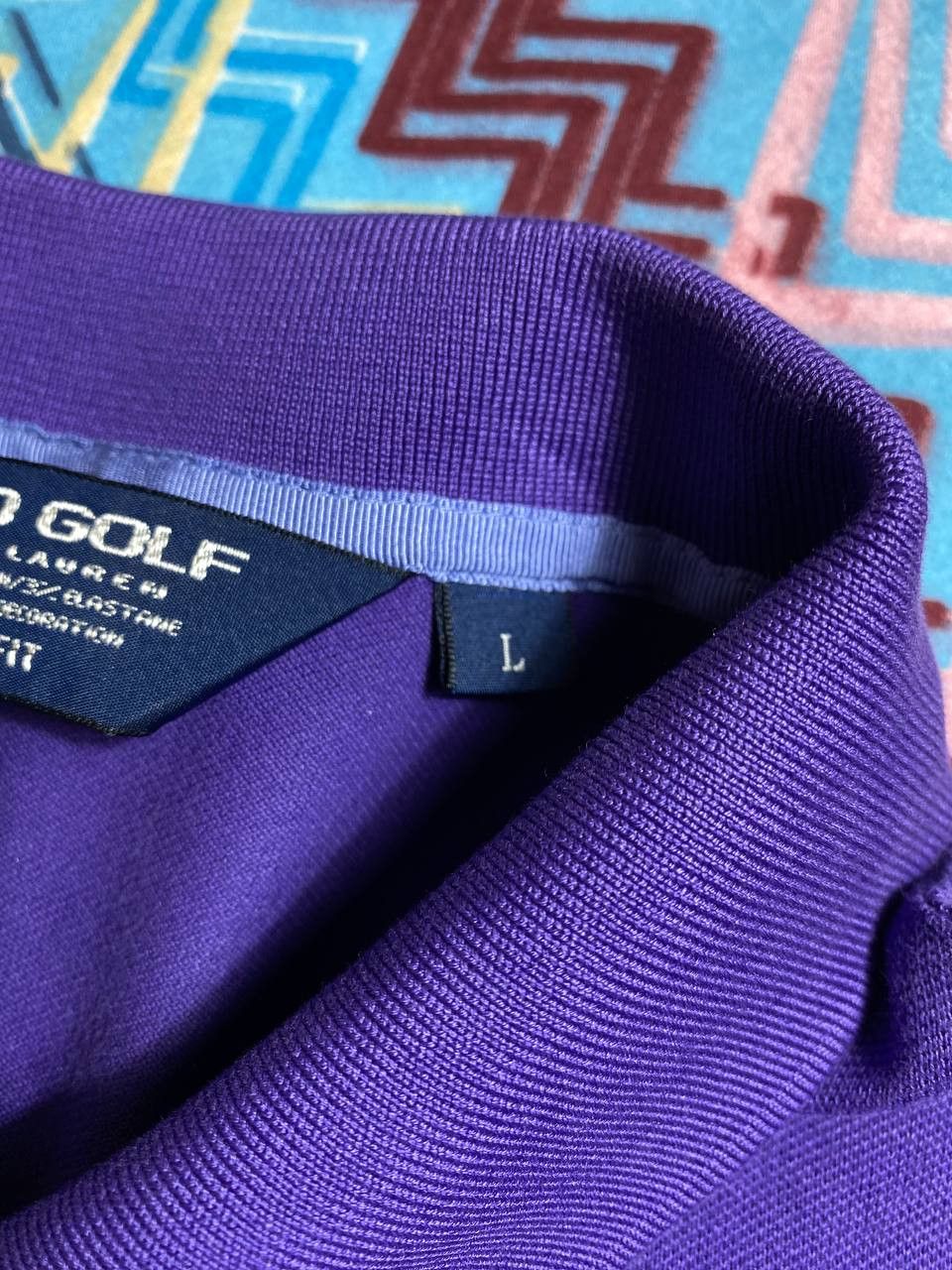 Polo Ralph Lauren × Vintage Polo Golf Ralph Lauren sweater jumper purple basic half Size US L / EU 52-54 / 3 - 3 Thumbnail