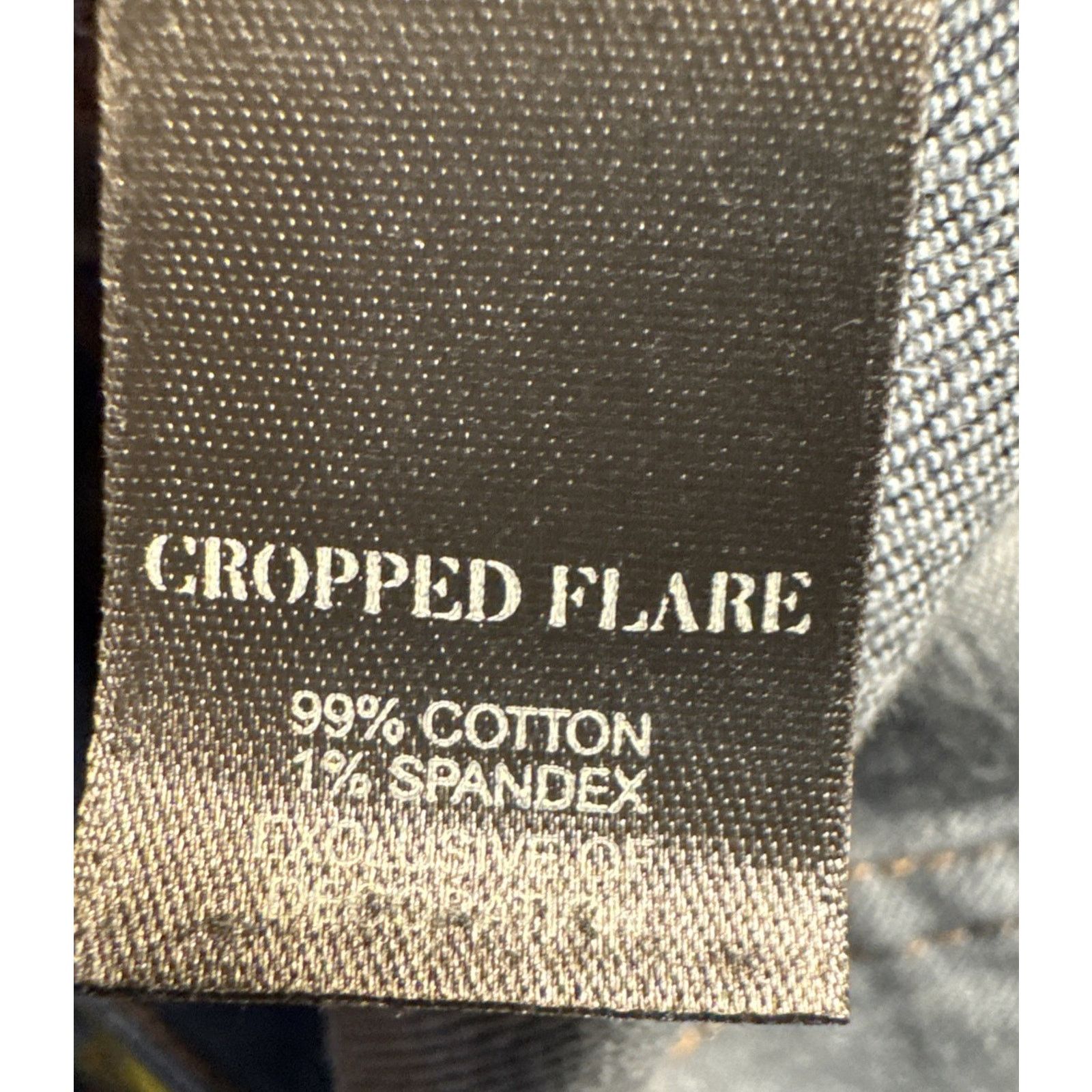 White House Black Market White HouseJeans Size 4 Denim Flair Cropped Jean Size 27" / US 4 / IT 40 - 8 Thumbnail