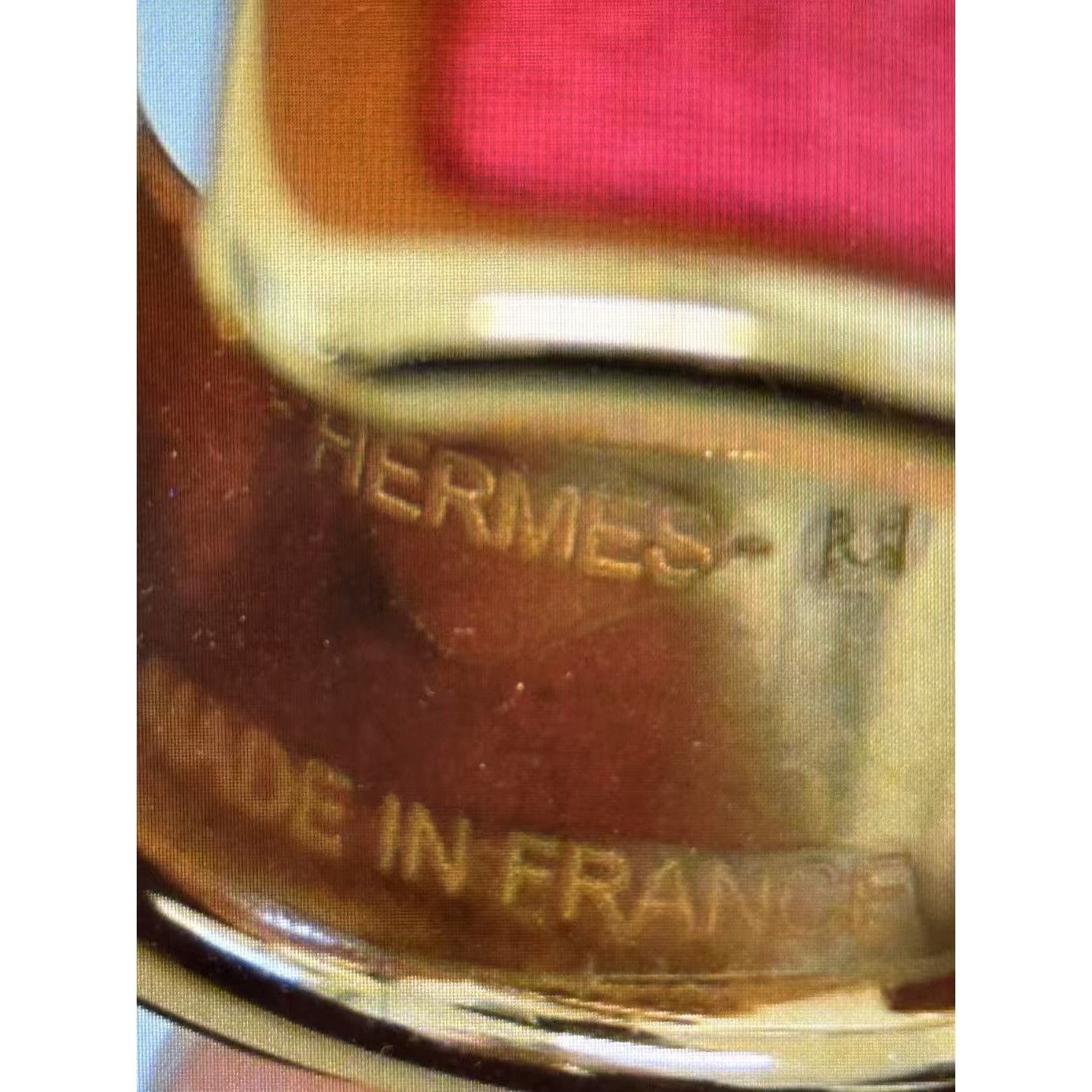 Hermes Hermès Pink Enamel & Gold Plated Clic Ear Cuff Size ONE SIZE - 5 Thumbnail
