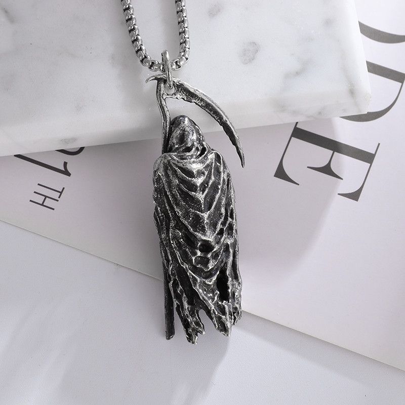 Jewelry Hell Death Gothic Mysterious Devil Punk Halloween Necklace Size ONE SIZE - 5 Thumbnail