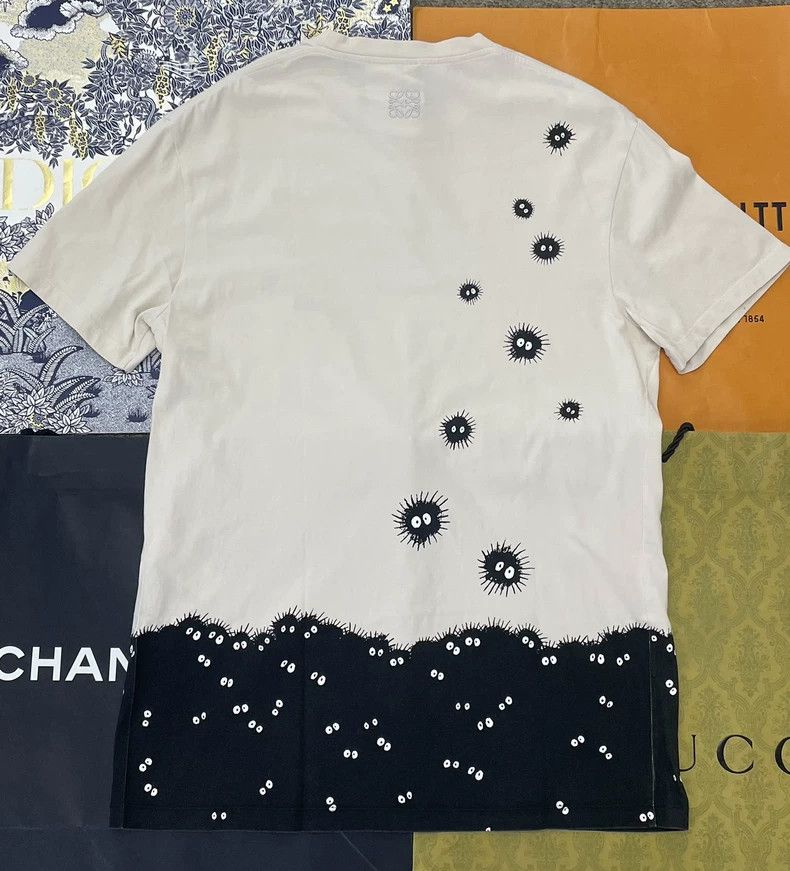 Loewe LOEWE Black and white striped coal ball fairy print short Size S / US 4 / IT 40 - 3 Thumbnail