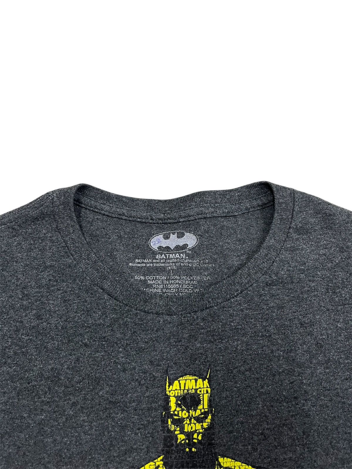 DC Comics × Vintage Batman Comic Yellow Front Grey T-Shirt Size US L / EU 52-54 / 3 - 4 Thumbnail