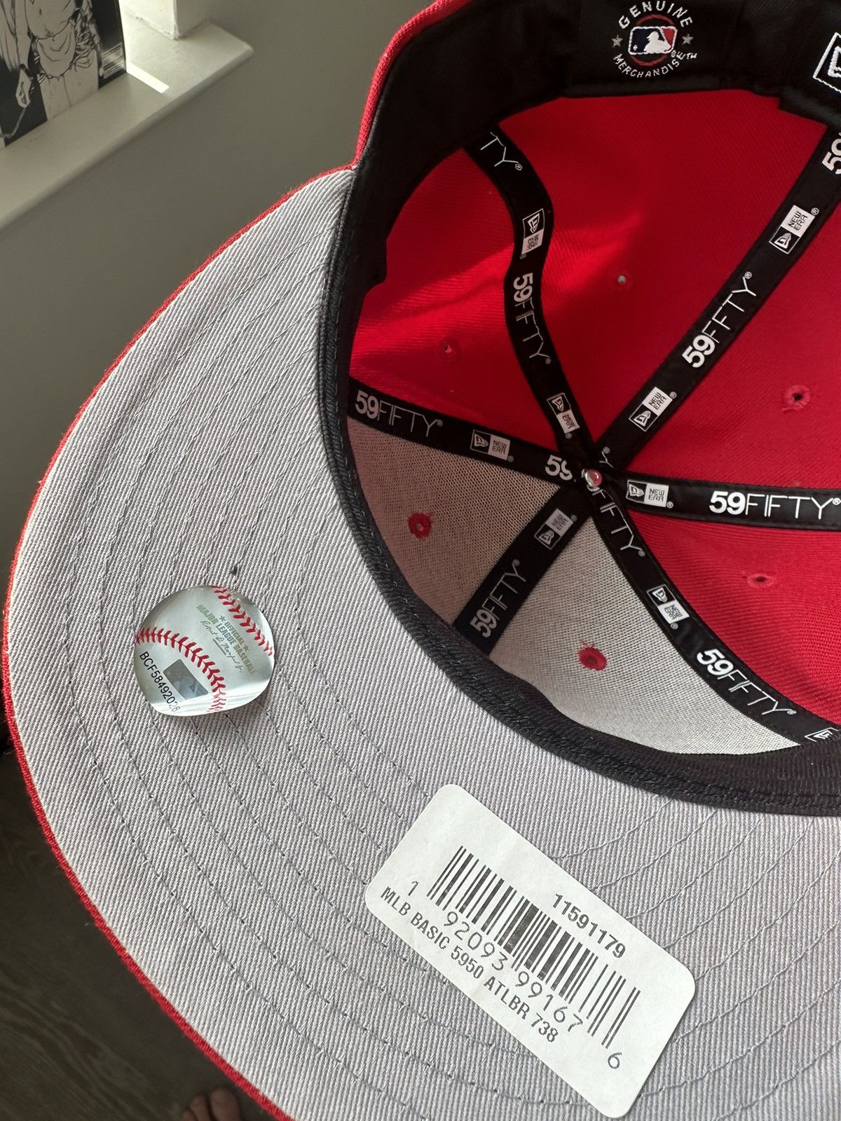 MLB Atlanta Braves MLB 59Fifty Hat Size ONE SIZE - 4 Thumbnail