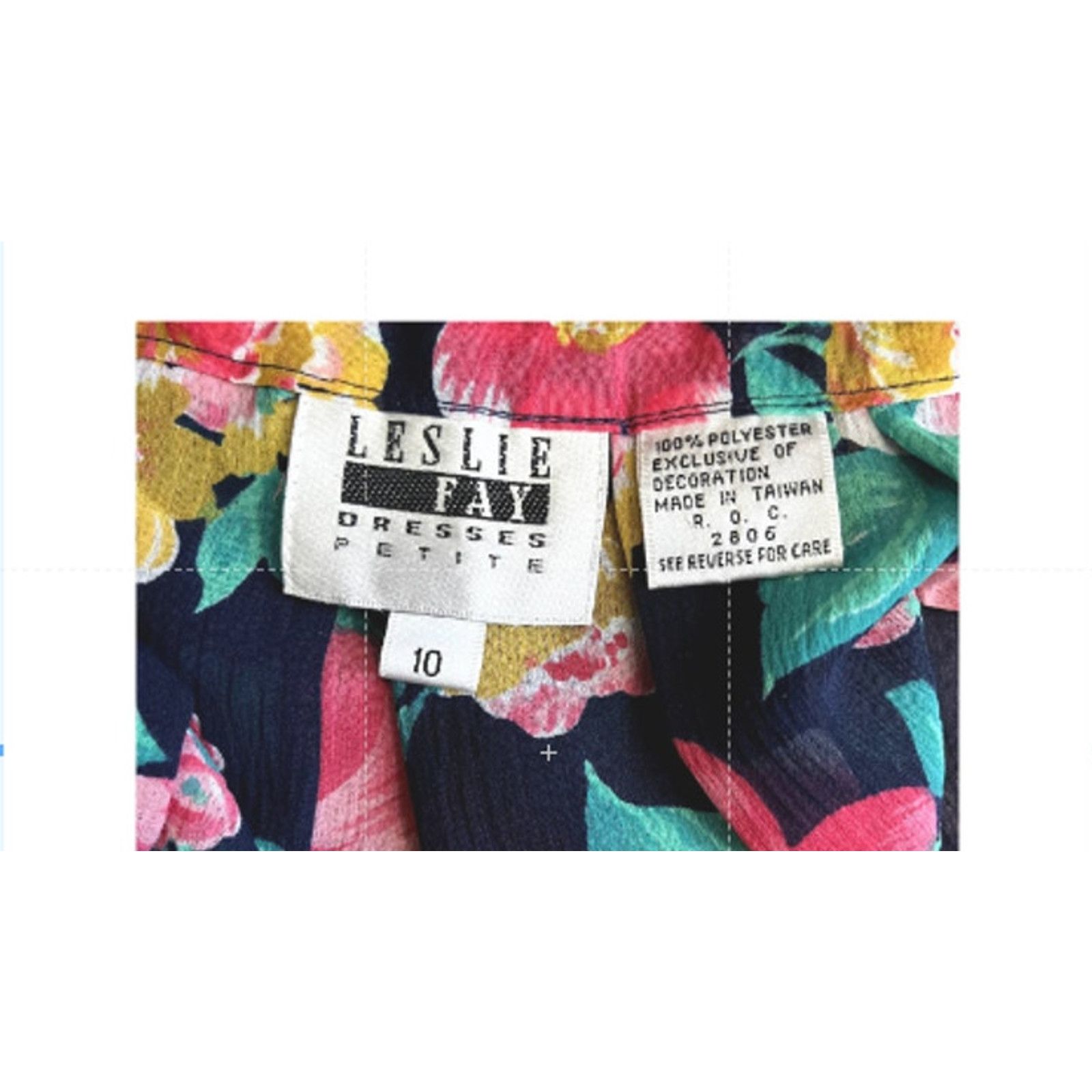 Vintage Women's Vintage Leslie Fay Pleated Floral Skirt 10 Size 32" / US 10 / IT 46 - 5 Thumbnail