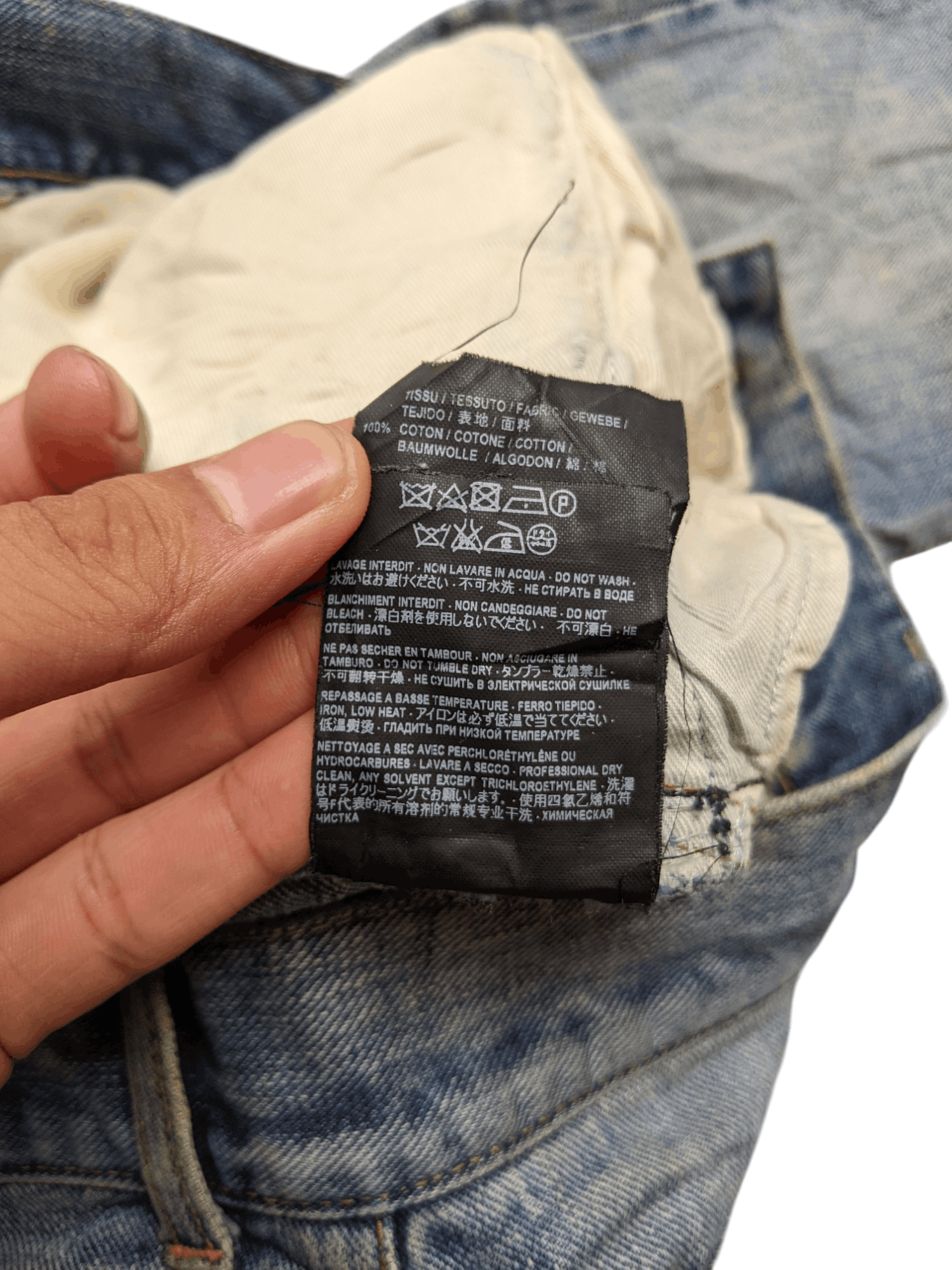 Saint Laurent Paris AW 17 University Distressed Light Wash Size US 32 / EU 48 - 17 Thumbnail
