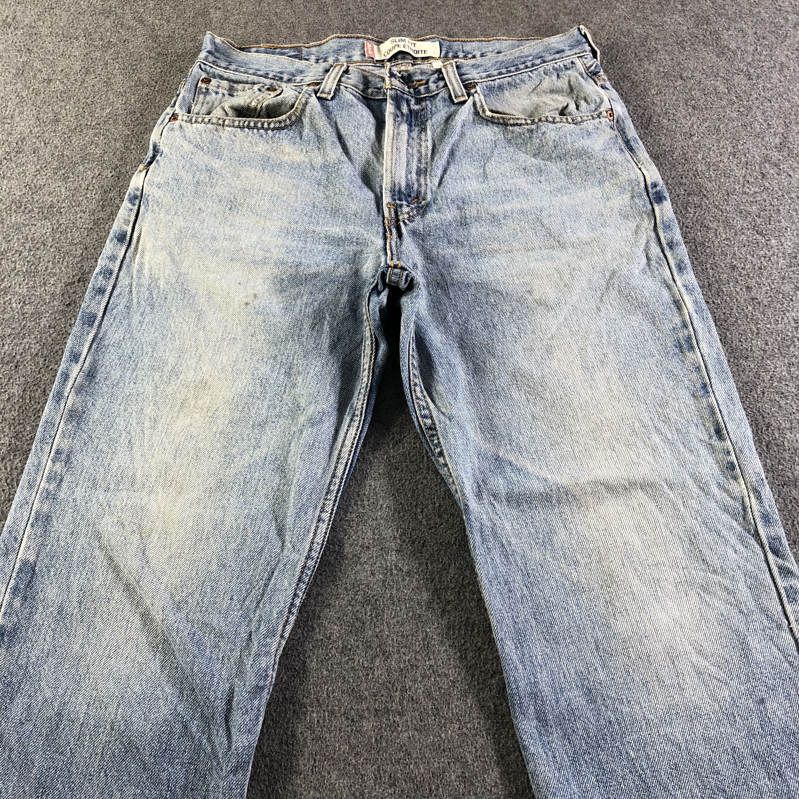 Levi's Vintage Blue Wash Levis 516 Jeans-J4497 Size US 32 / EU 48 - 3 Thumbnail