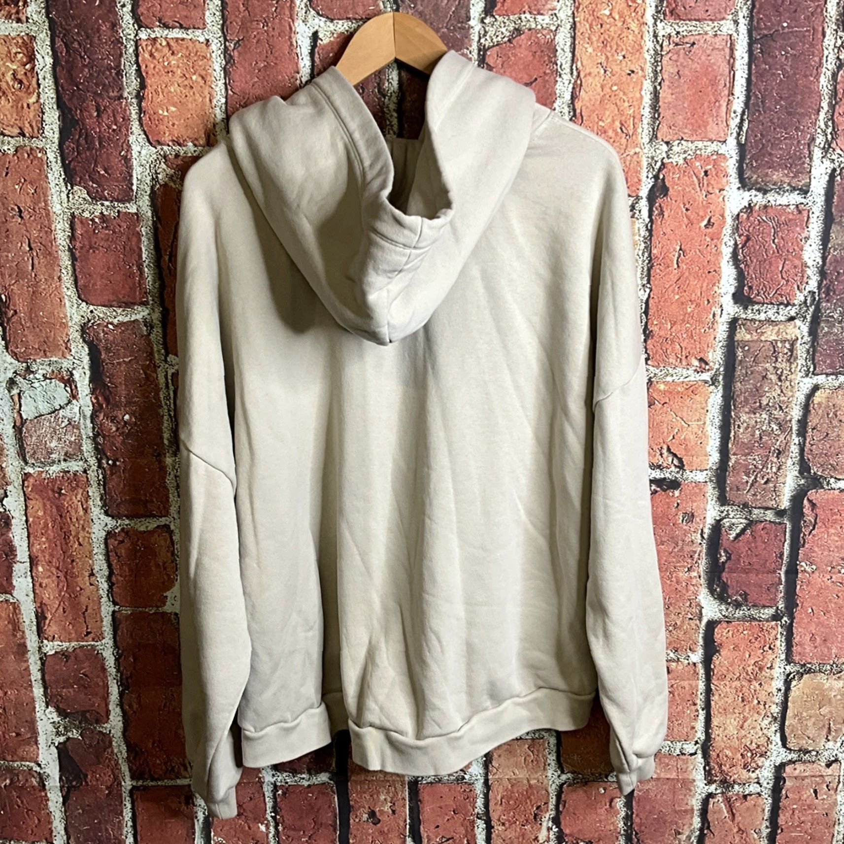 Gap GAP Hoodie Pullover Women's XL Beige Logo Cropped Sweatshirt Boxy Hooded Oversized 90s Classic Activewear Casual Feminine Womens Size XL / US 12-14 / IT 48-50 - 4 Thumbnail