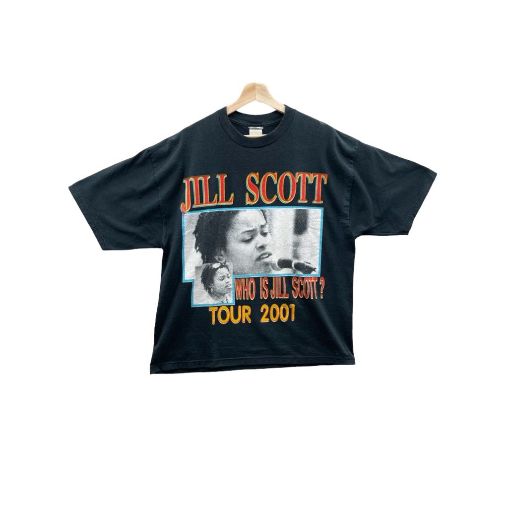 VTG 2001 Jill Scott Who is Jill Scott? Neo Soul/R&B Tour Tee