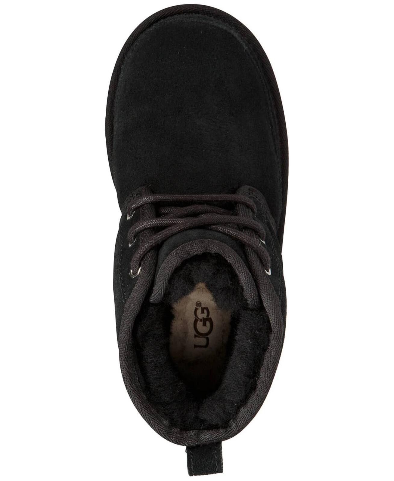 Ugg UGG Toddler Black Suede Neumel Camo Boots - Black - 12 Size US 12 / EU 45 - 4 Thumbnail