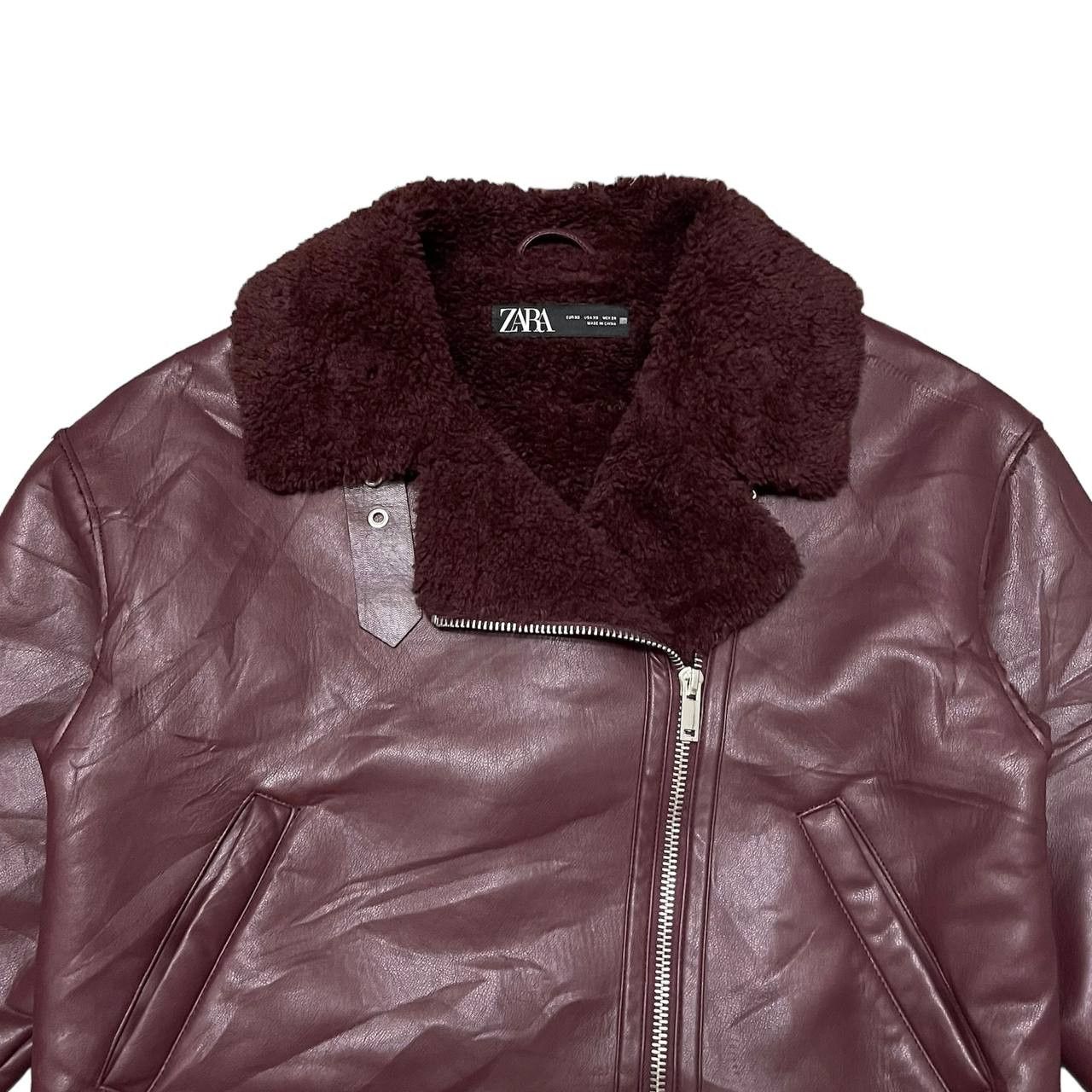 Zara Zara Shearling Jacket Size XS / US 0-2 / IT 36-38 - 2 Thumbnail