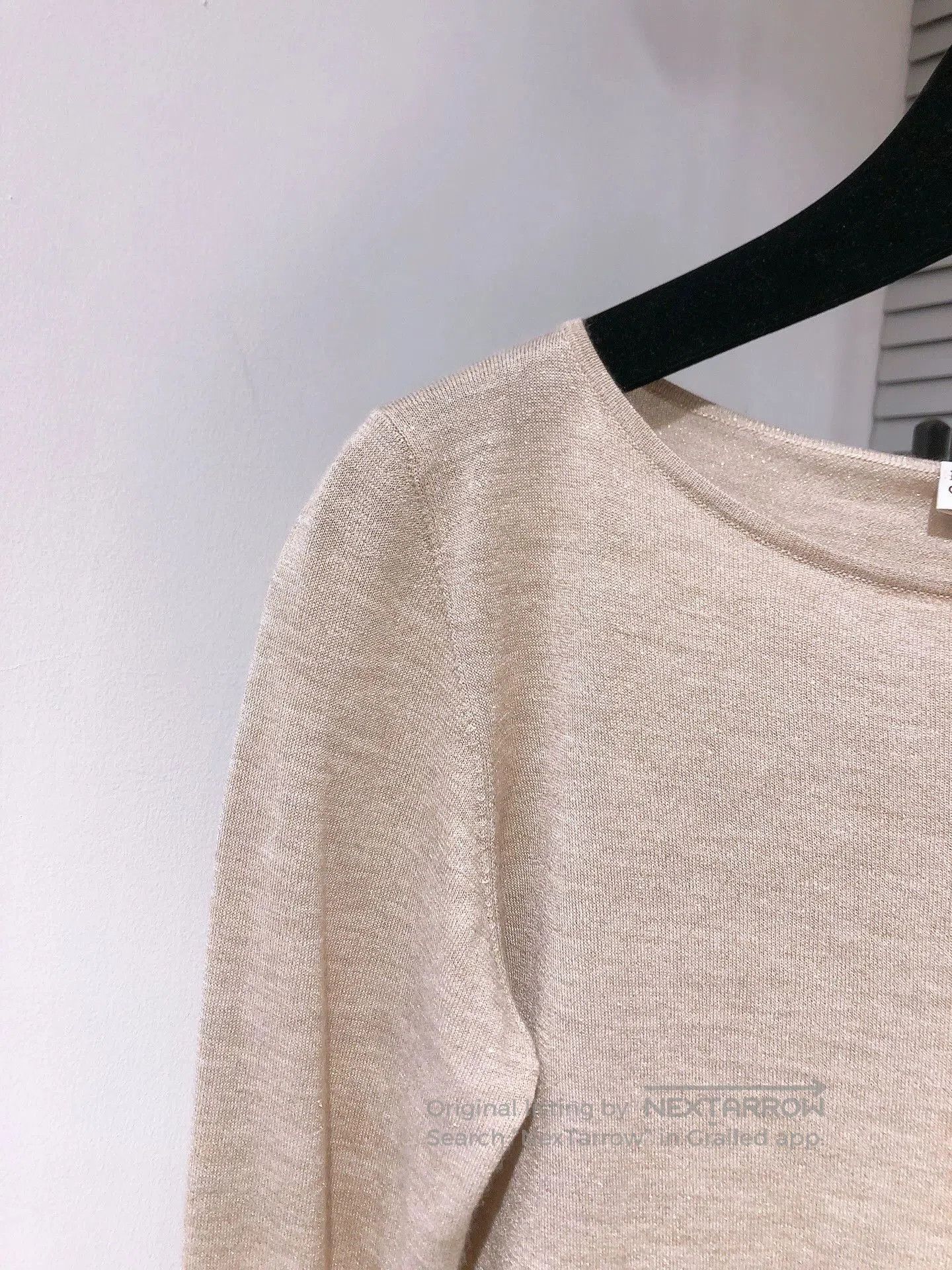 Brunello Cucinelli Brunello Cucinelli Beige Velvet Sweater. Size US XS / EU 42 / 0 - 4 Thumbnail