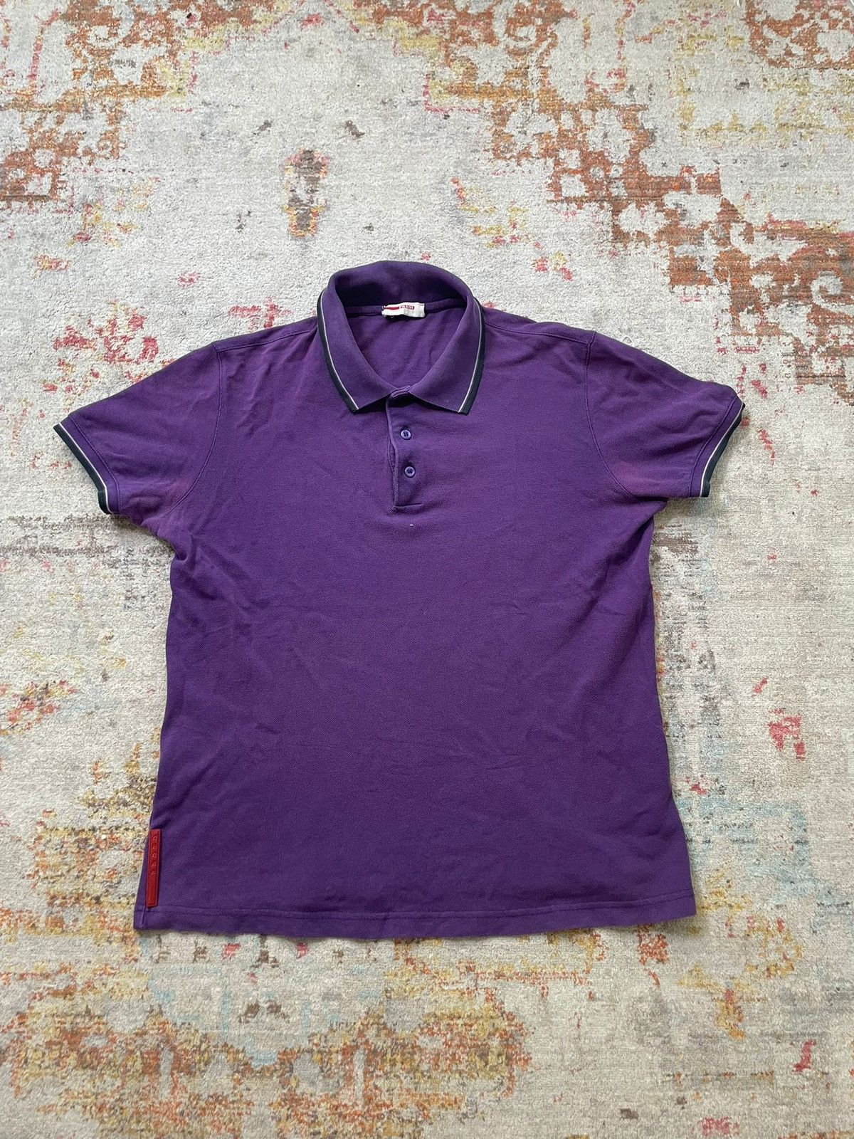 Prada Vintage Prada Poloshirt Size US M / EU 48-50 / 2 - 1 Thumbnail