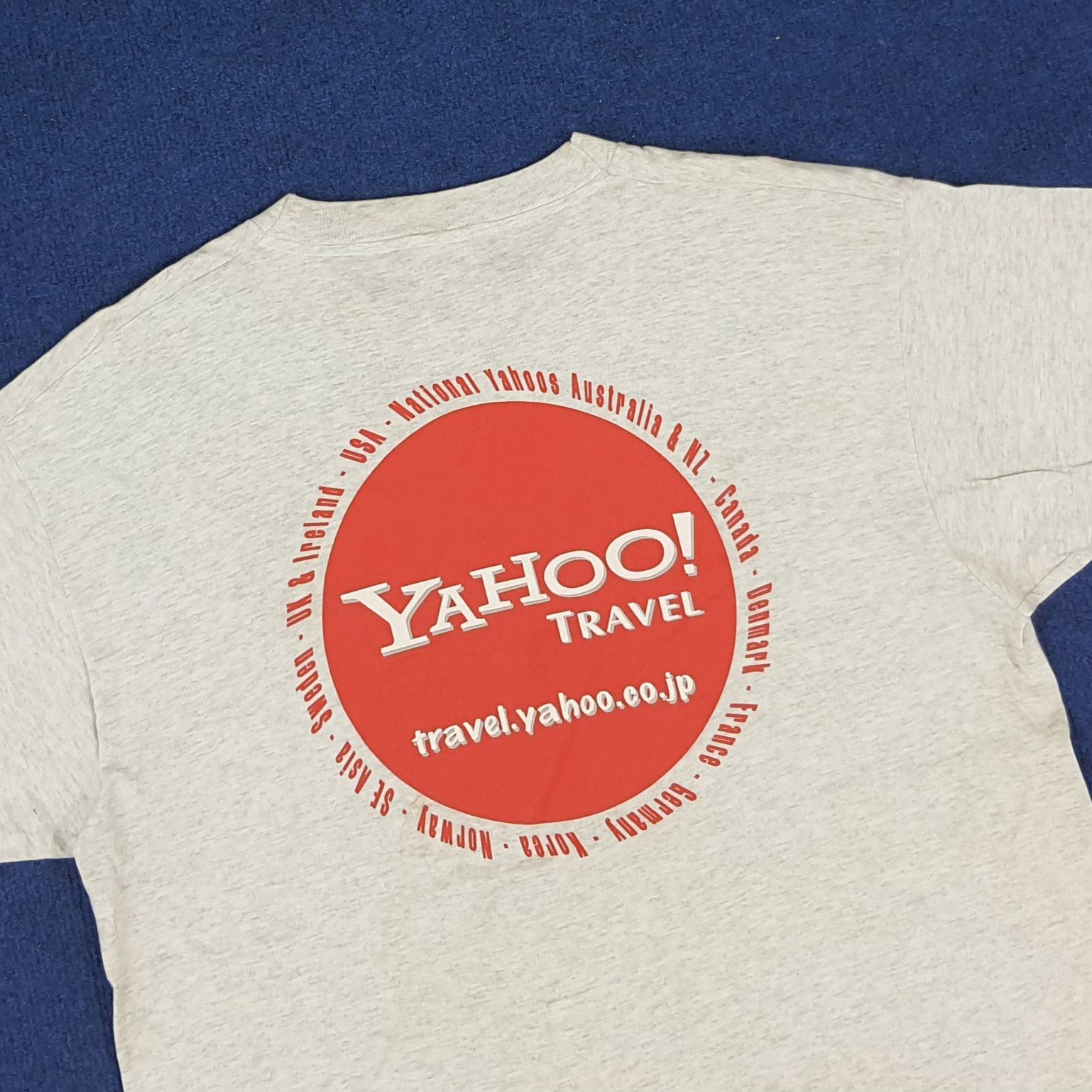 Vintage Vintage Yahoo Travel Service Tshirt Size US L / EU 52-54 / 3 - 2 Thumbnail