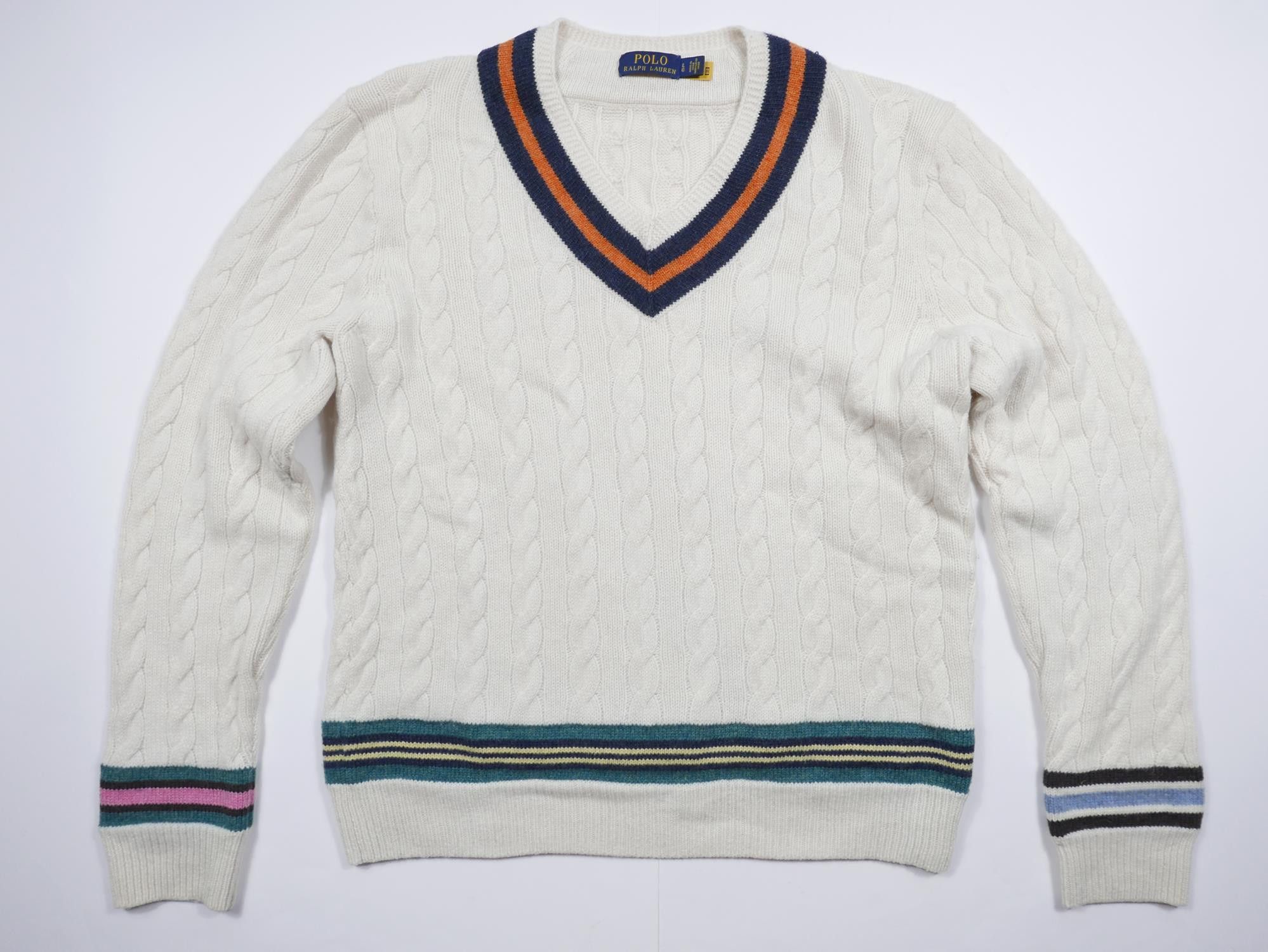 Factory NWT Polo By Ralph Lauren 100% Lambswool Cable Knit Sweater