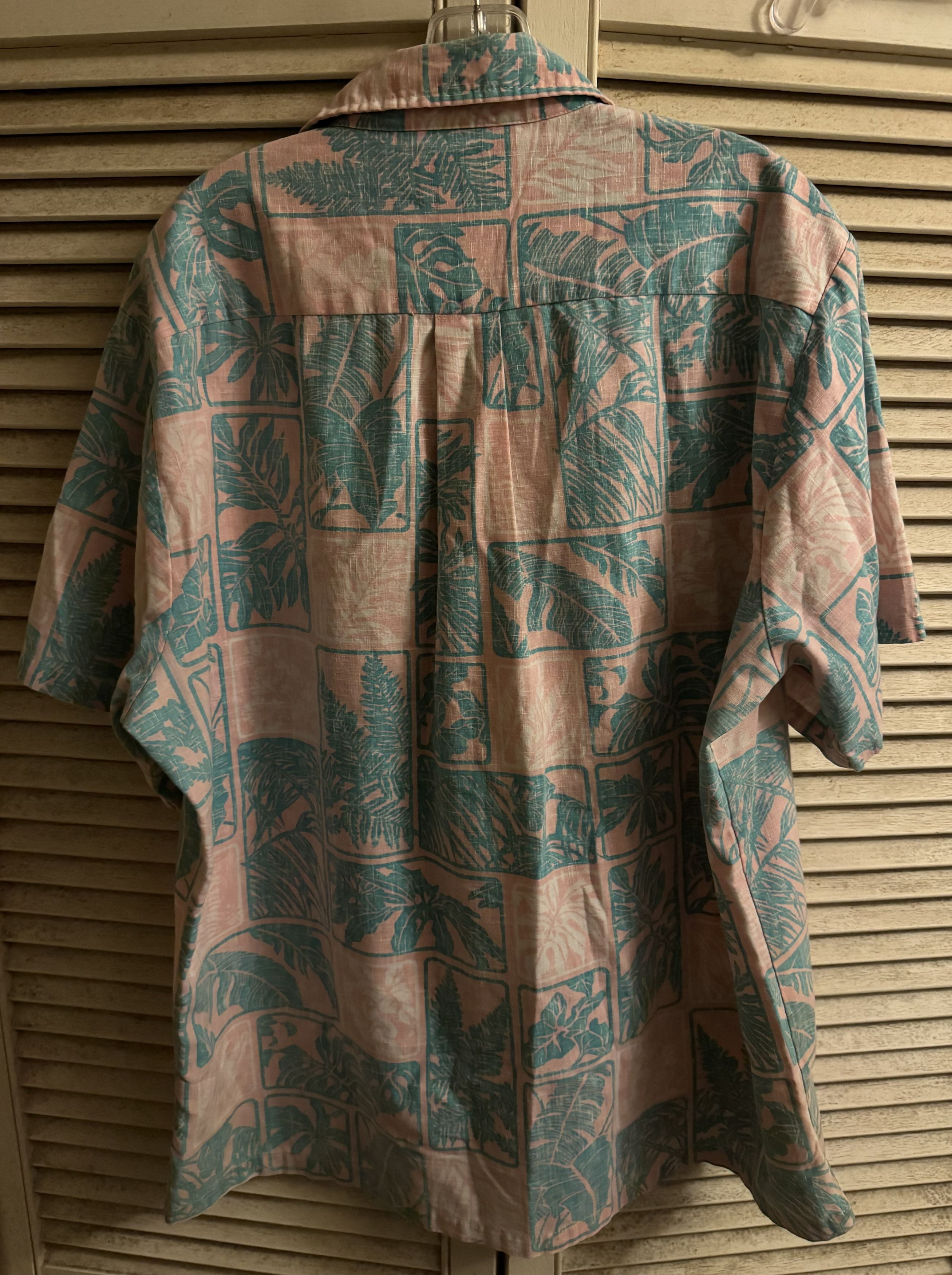 Kahala Vintage Kahala Hawaiian Aloha Shirt - Pink Block Print Size US XL / EU 56 / 4 - 3 Thumbnail