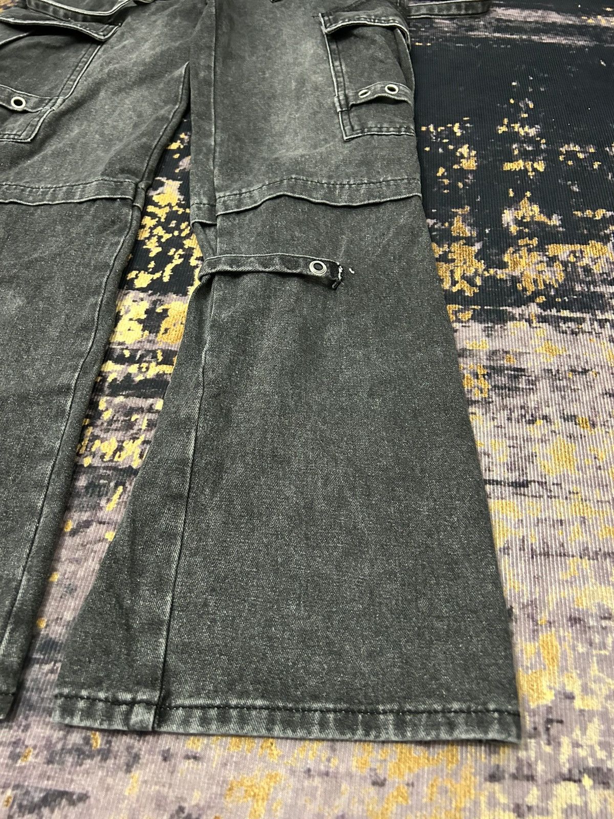 Tete Homme Romwe Cargo Bondage Flare Jeans Size US 28 / EU 44 - 4 Thumbnail
