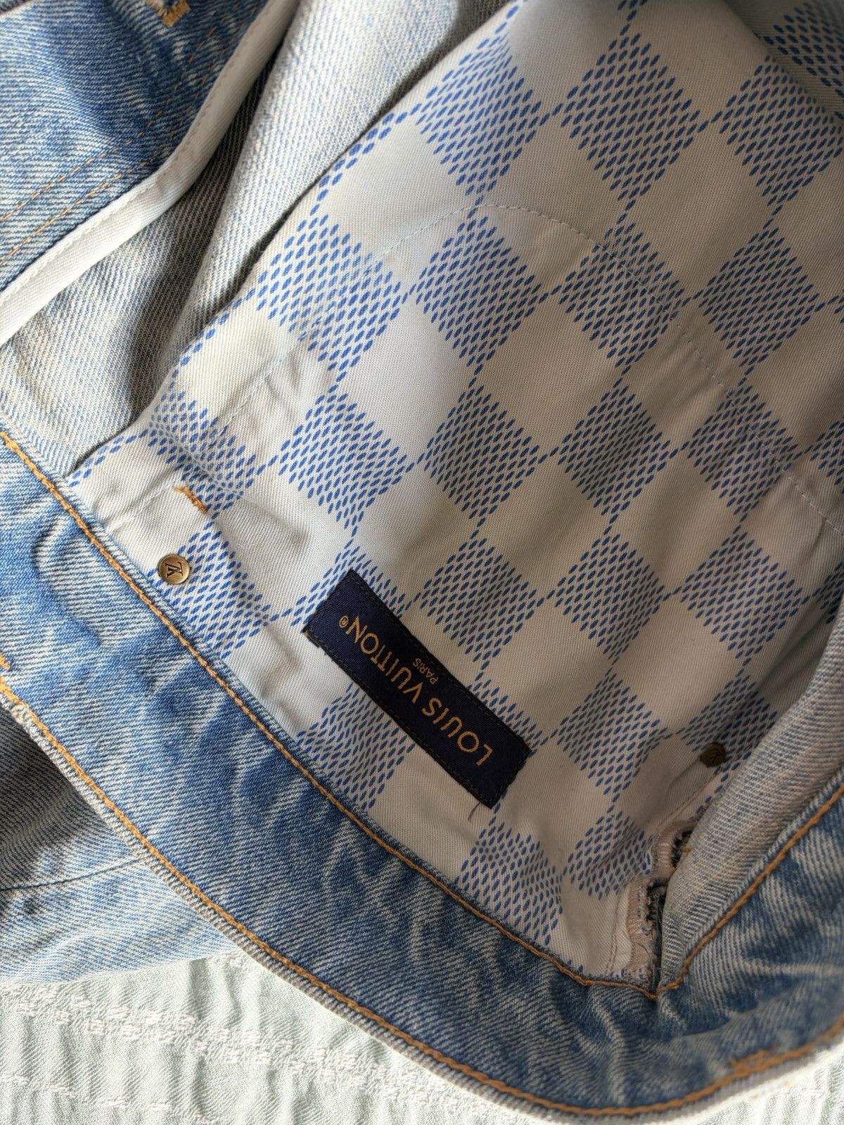 Louis Vuitton Louis Vuitton Staples Edition Denim Skate Fit (38) Size US 38 / EU 54 - 8 Thumbnail