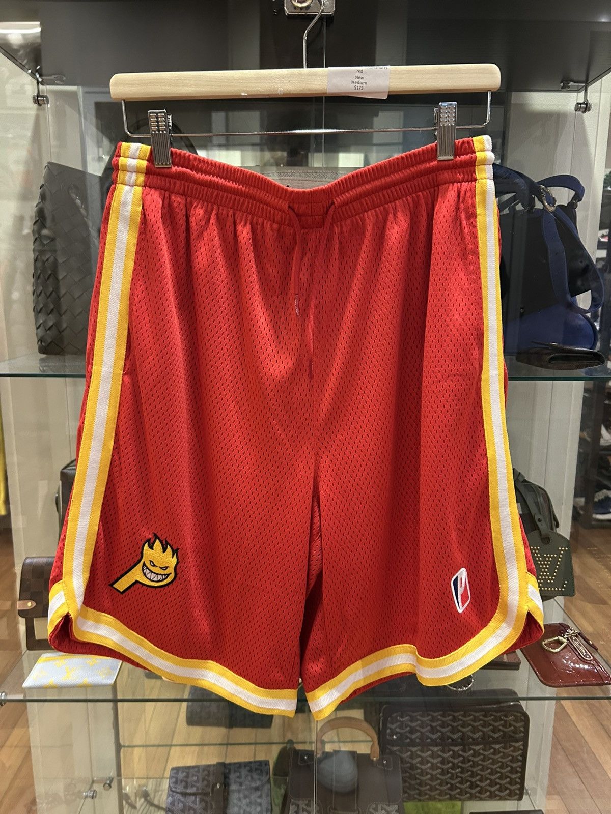 Palace Palace X Spitfire Mesh Shorts - Red Size US 31 - 1 Thumbnail